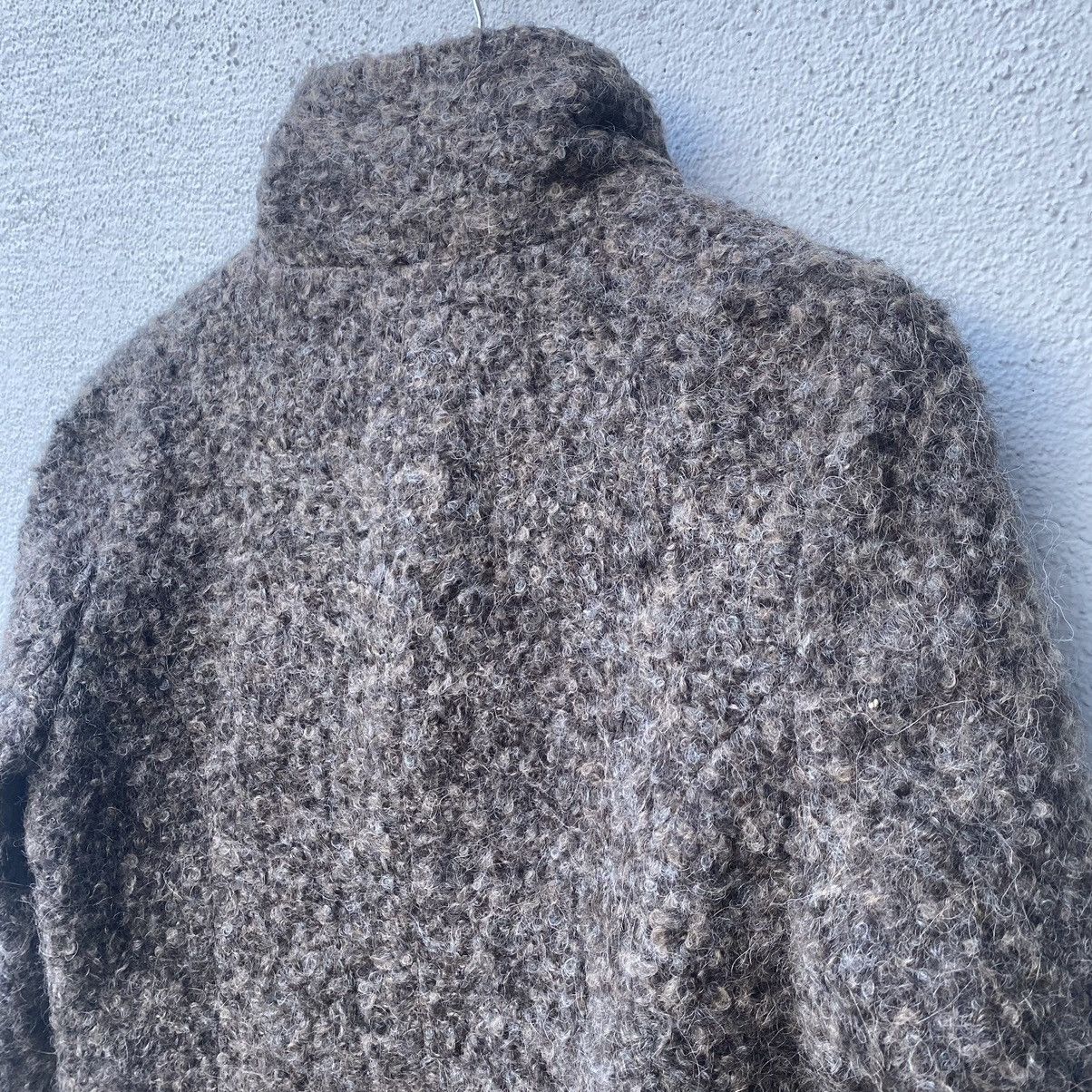 Gianni Valentino Vintage Gianni Lo Giudice Shag Shaggy Mohair Trench Jacket Size M / US 6-8 / IT 42-44 - 12 Thumbnail