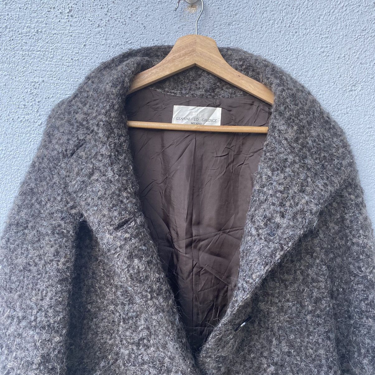 Gianni Valentino Vintage Gianni Lo Giudice Shag Shaggy Mohair Trench Jacket Size M / US 6-8 / IT 42-44 - 11 Thumbnail