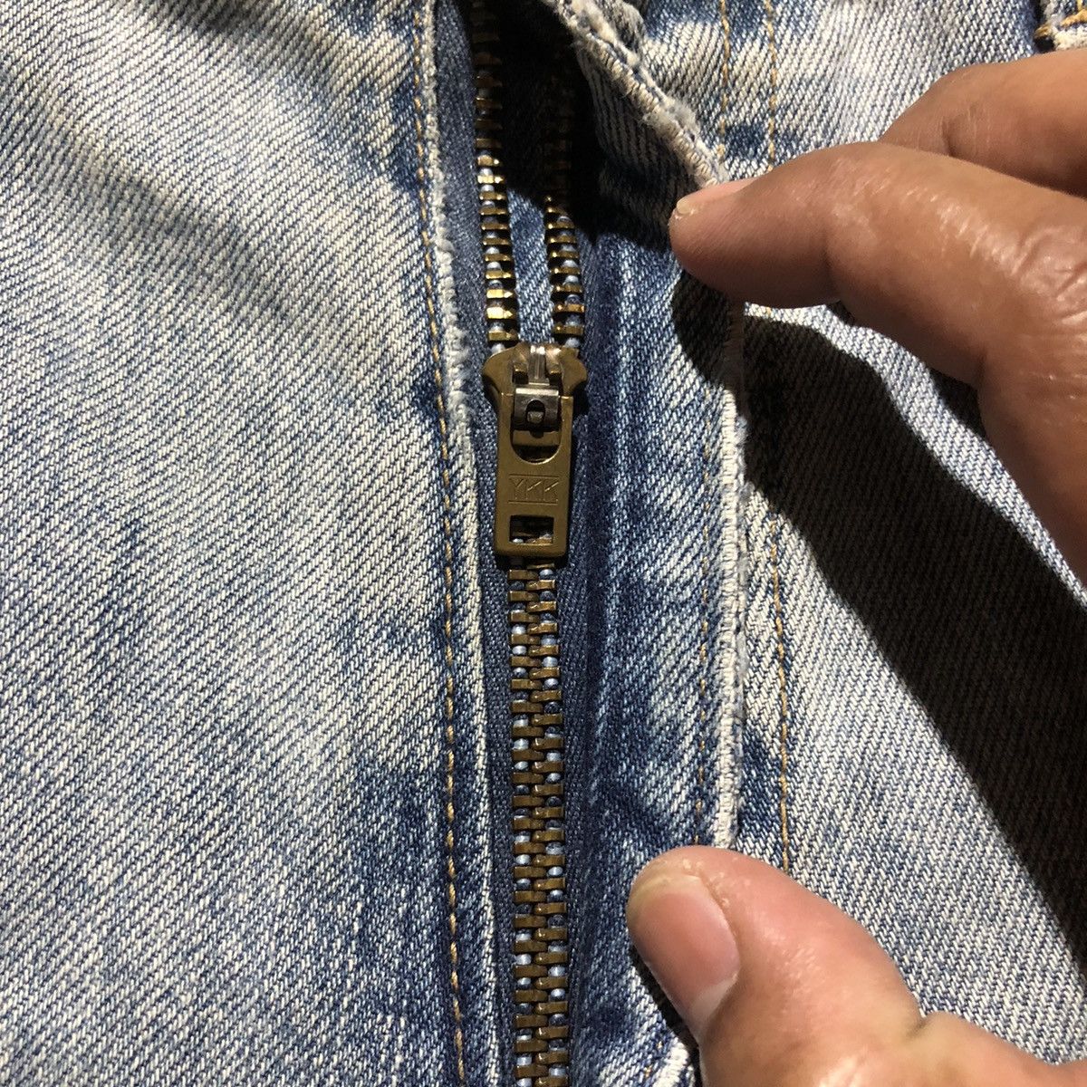 Blue Blue Japan Rare‼️🔥BLUEWAY Japan Patchwork Design Denim Jeans Size 26" / US 2 / IT 38 - 16 Thumbnail