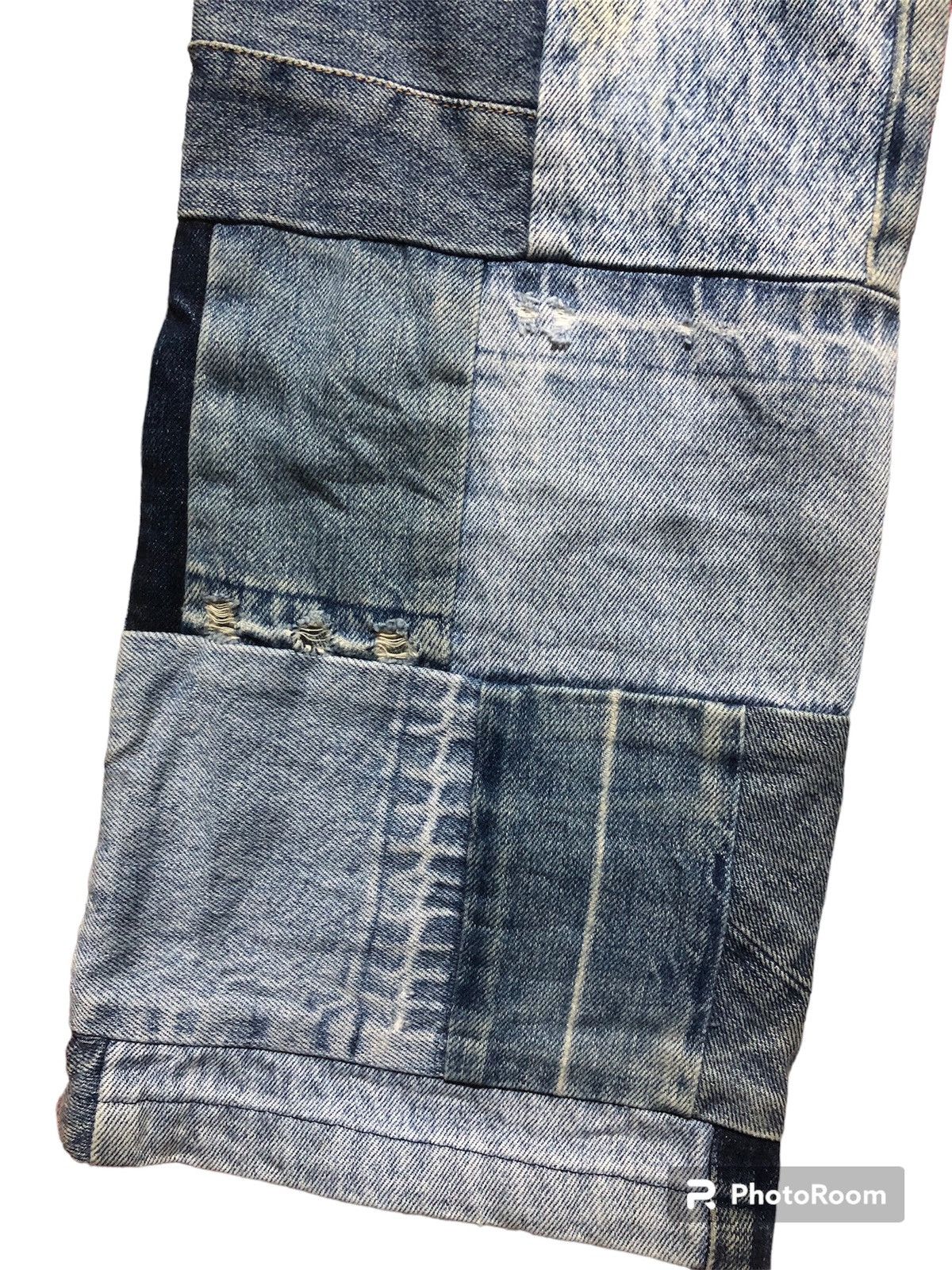 Blue Blue Japan Rare‼️🔥BLUEWAY Japan Patchwork Design Denim Jeans Size 26" / US 2 / IT 38 - 13 Thumbnail
