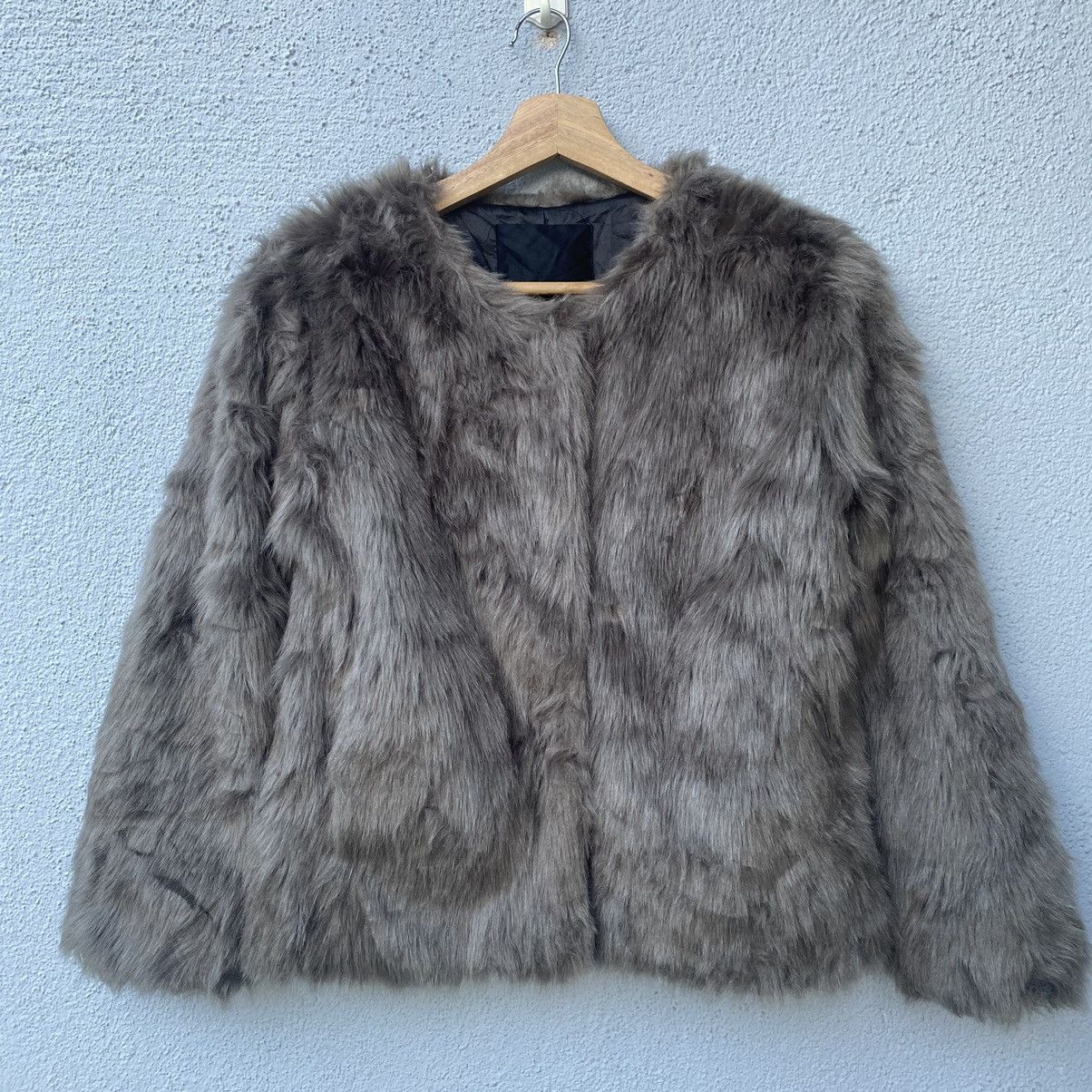 Japanese Brand Vintage Jeanasis Soft Fur Button Ups Jacket Cardigan Sweater Size S / US 4 / IT 40 - 1 Thumbnail