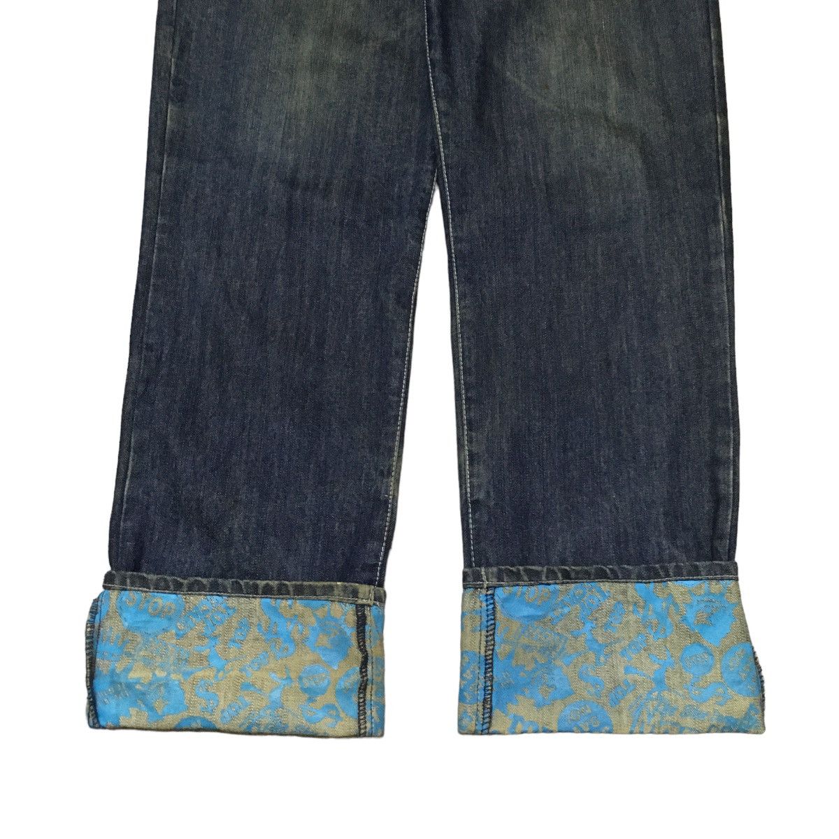 If Six Was Nine × Japanese Brand Rare Design Vintage Japanese Brand Jungle Storm Jeans 1990s Size US 35 - 6 Thumbnail
