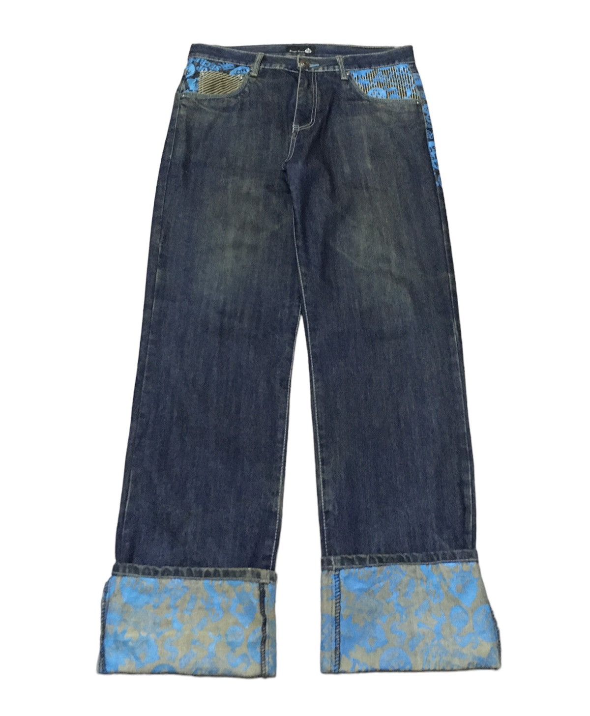 If Six Was Nine × Japanese Brand Rare Design Vintage Japanese Brand Jungle Storm Jeans 1990s Size US 35 - 3 Thumbnail