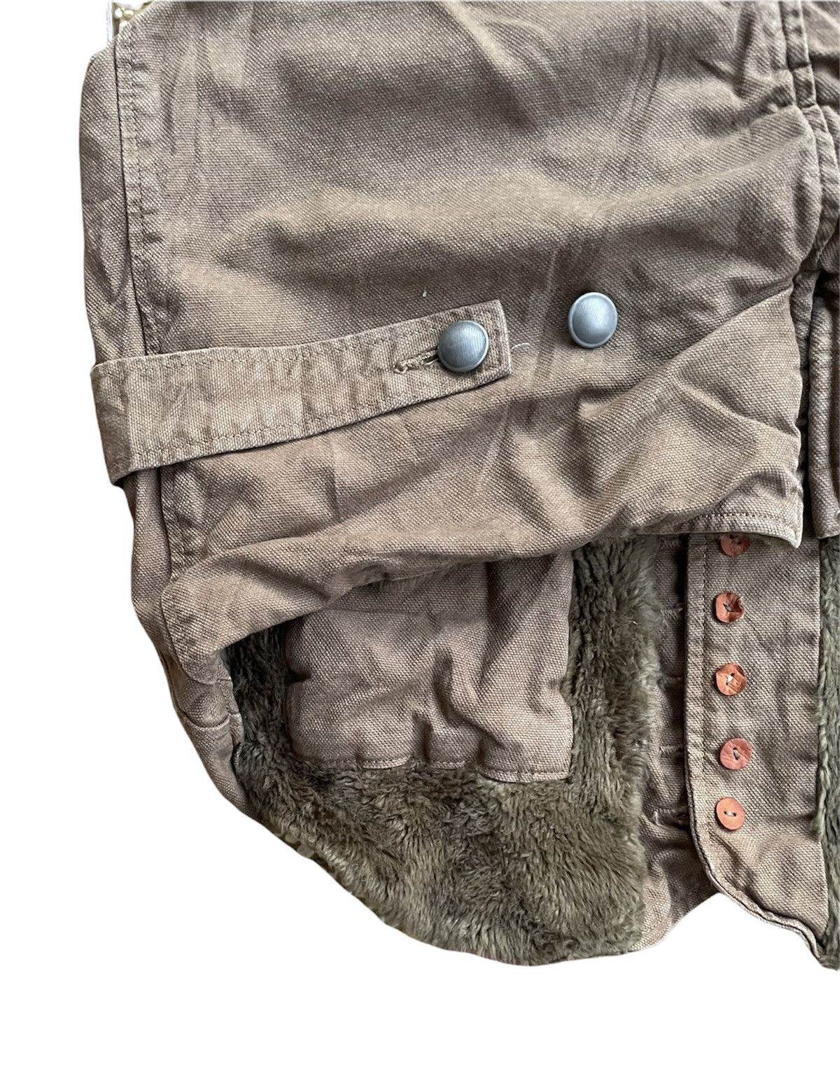 Kapital Kapital Multibuttons Sherpa Vest Jacket Size US M / EU 48-50 / 2 - 15 Thumbnail
