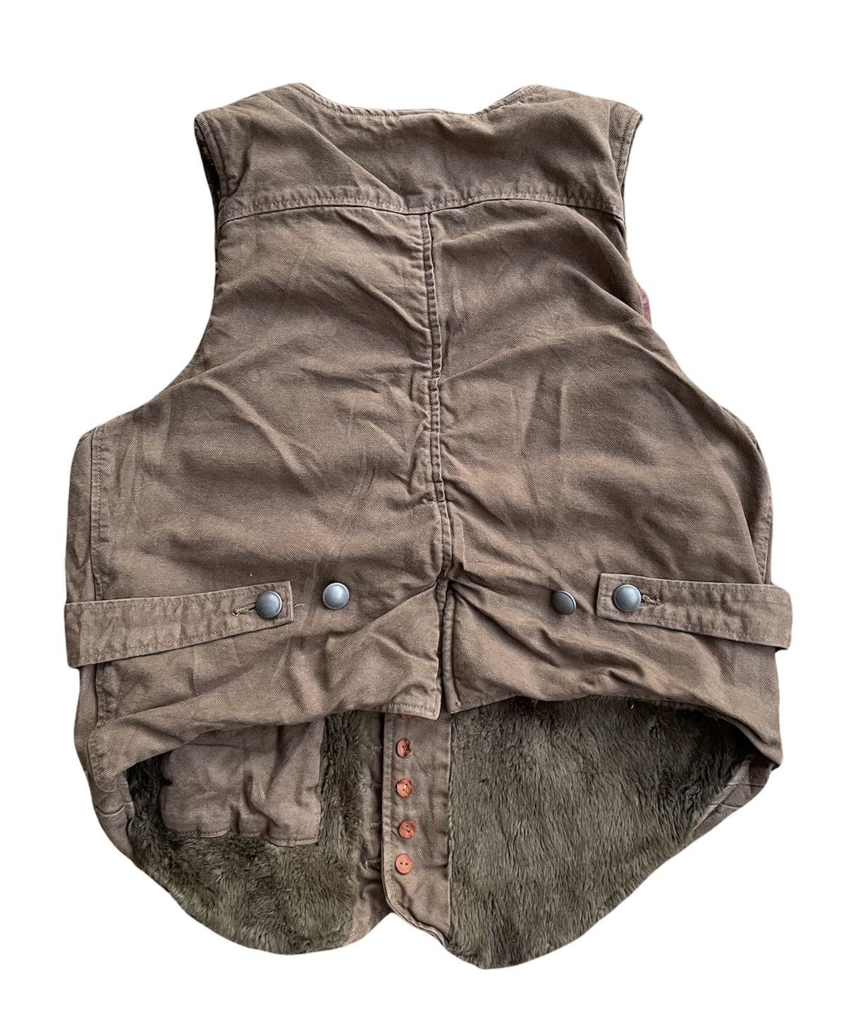 Kapital Kapital Multibuttons Sherpa Vest Jacket Size US M / EU 48-50 / 2 - 11 Thumbnail