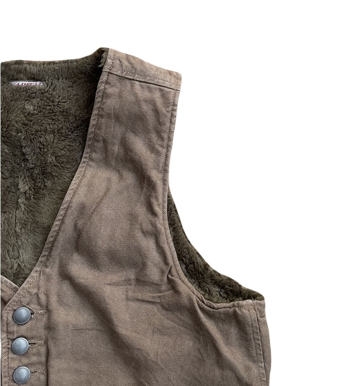 Kapital Kapital Multibuttons Sherpa Vest Jacket Size US M / EU 48-50 / 2 - 3 Thumbnail