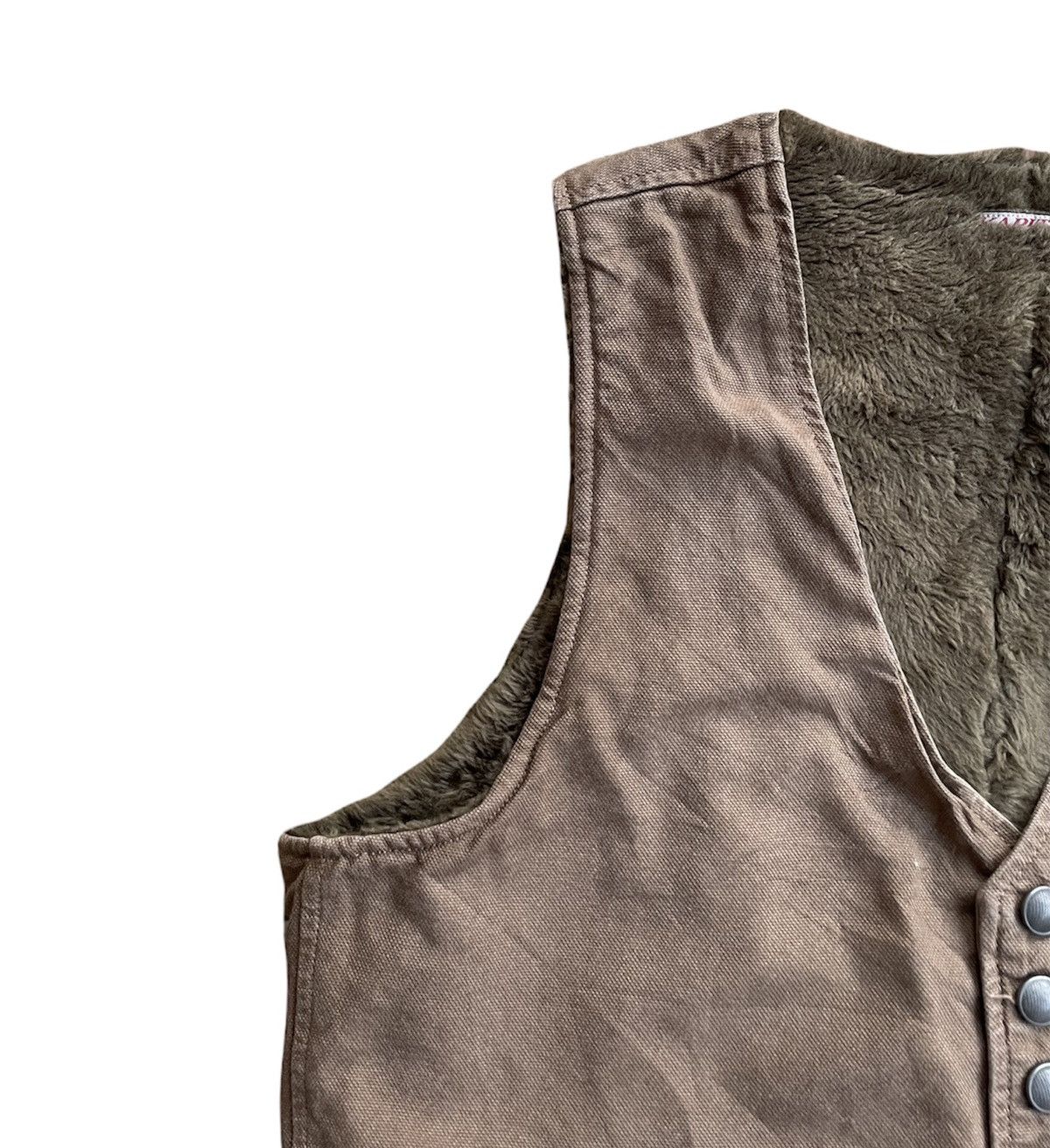 Kapital Kapital Multibuttons Sherpa Vest Jacket Size US M / EU 48-50 / 2 - 2 Thumbnail