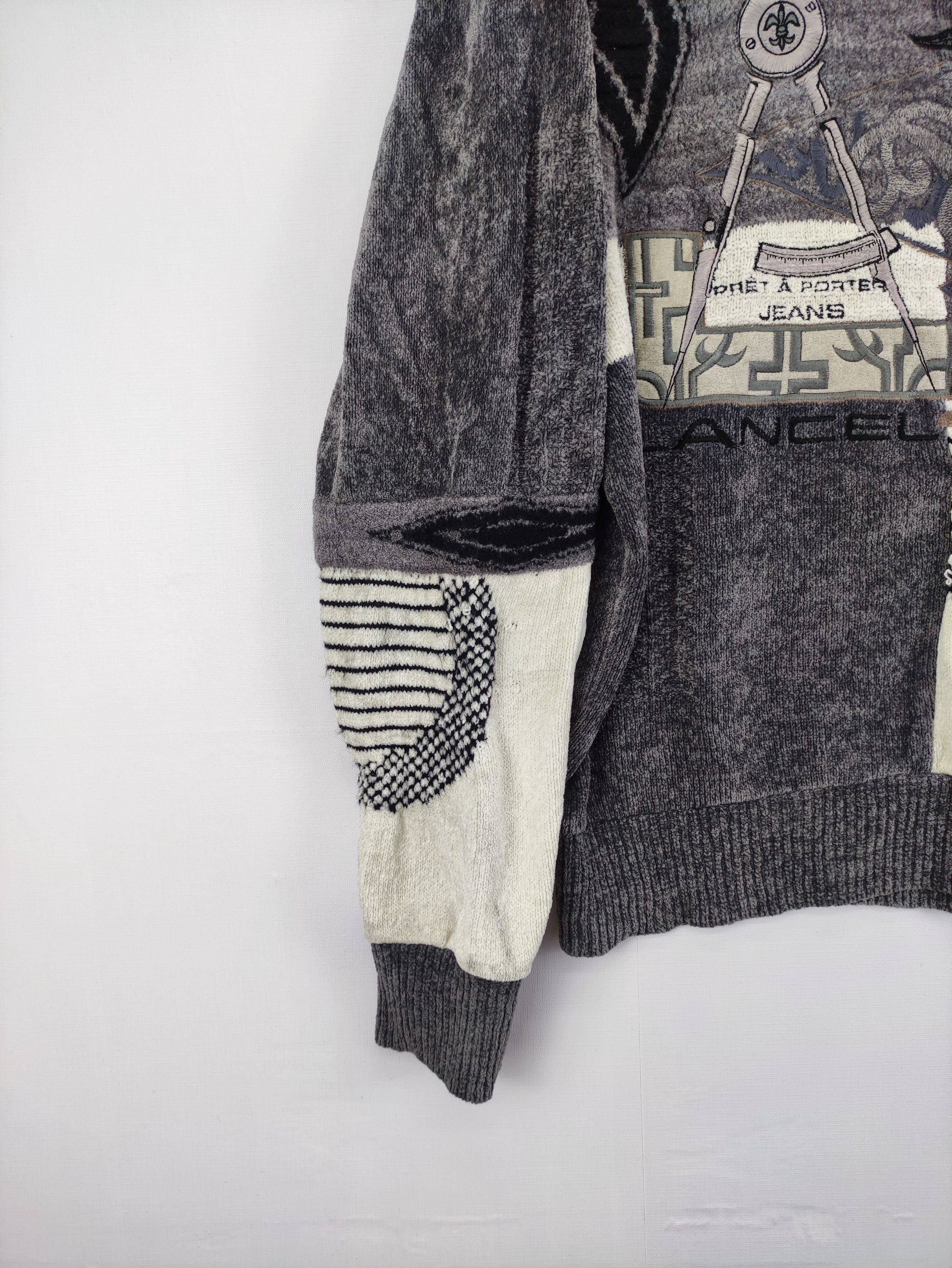 Lancel Vintage Lancel Embroidered Logo Sweatshirt Jumper Size US L / EU 52-54 / 3 - 3 Thumbnail