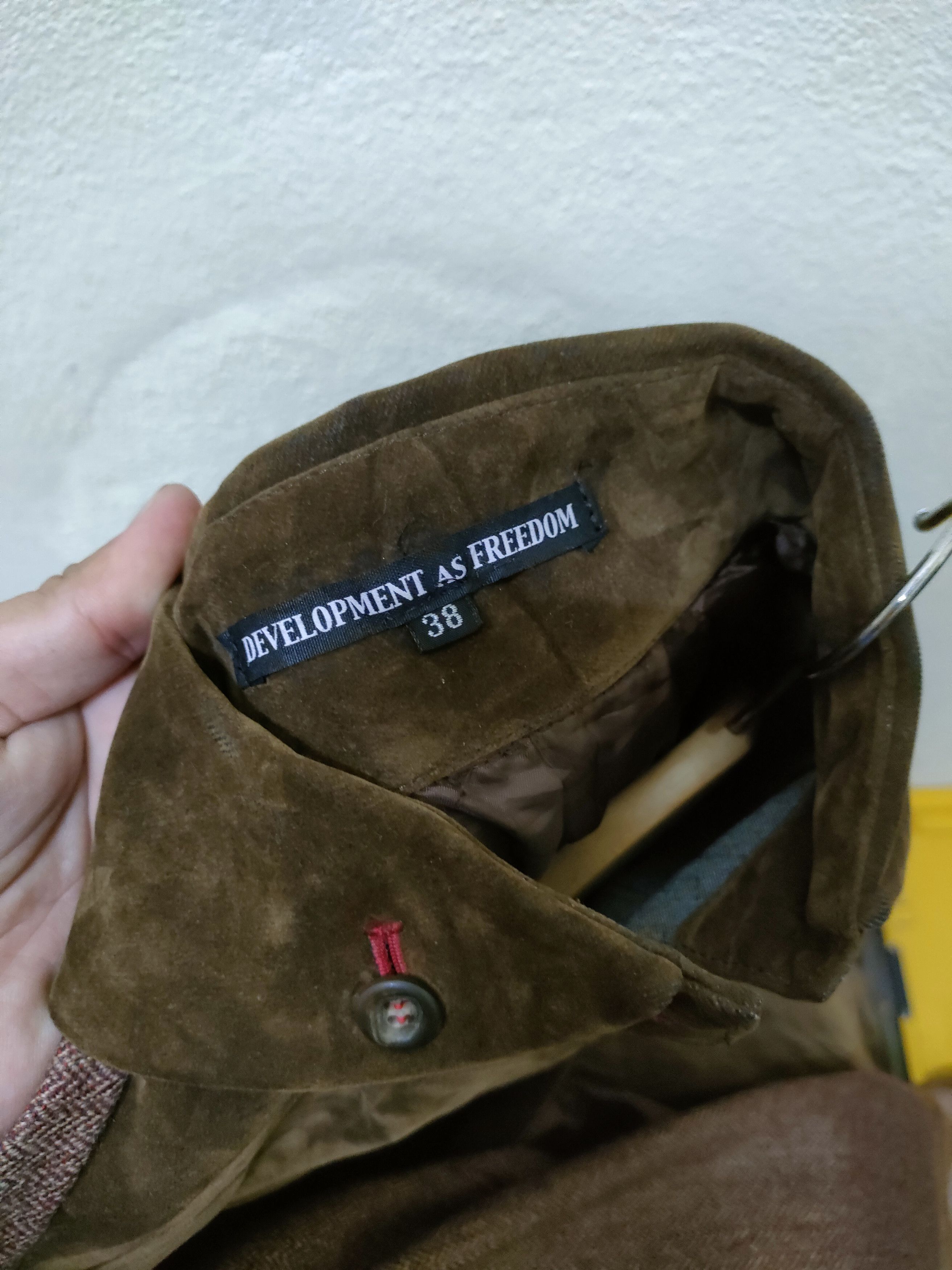 Development As Freedom Velvet Jacket