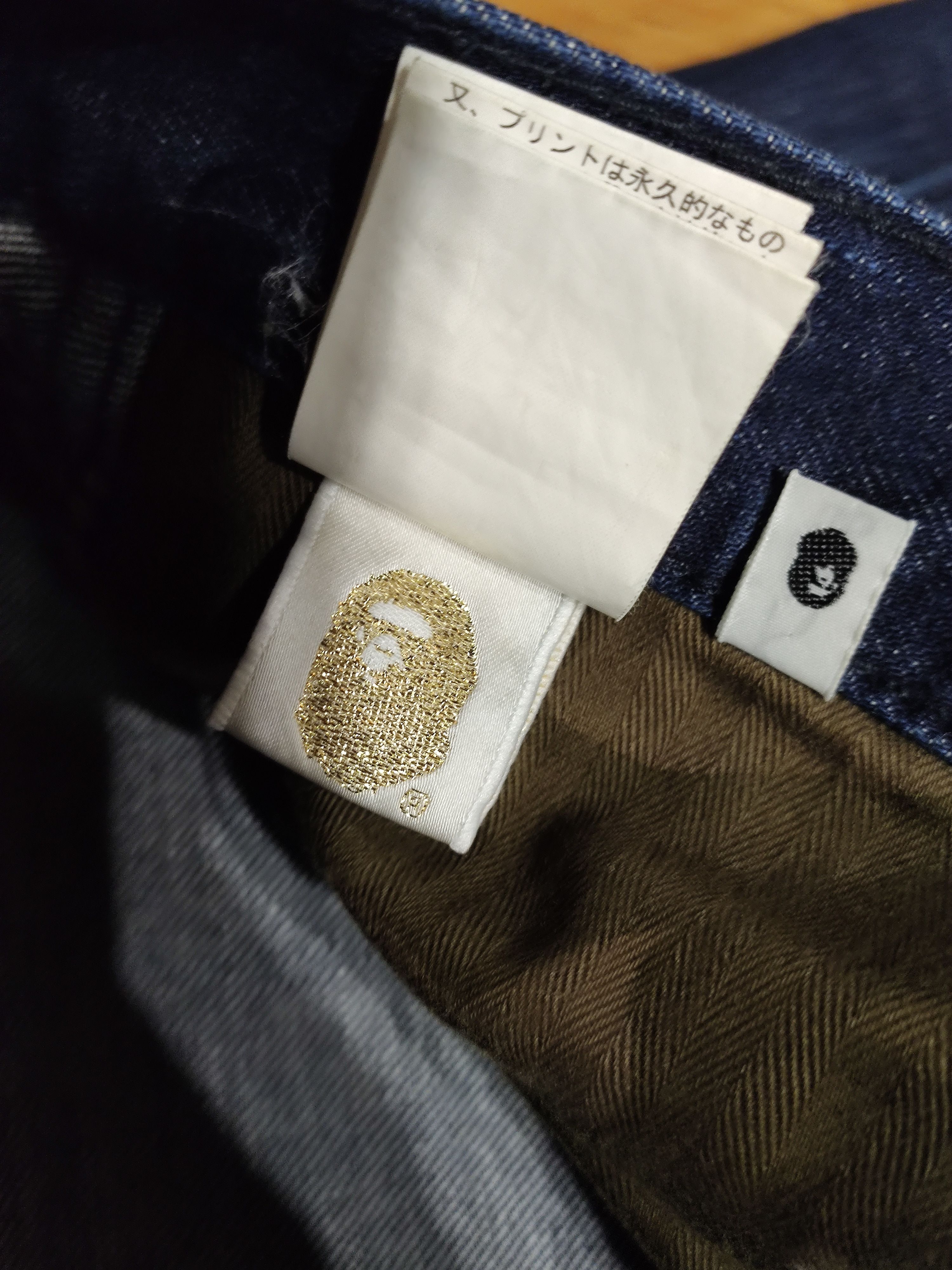 Bape Champion Logo Denim Size US 30 / EU 46 - 6 Thumbnail