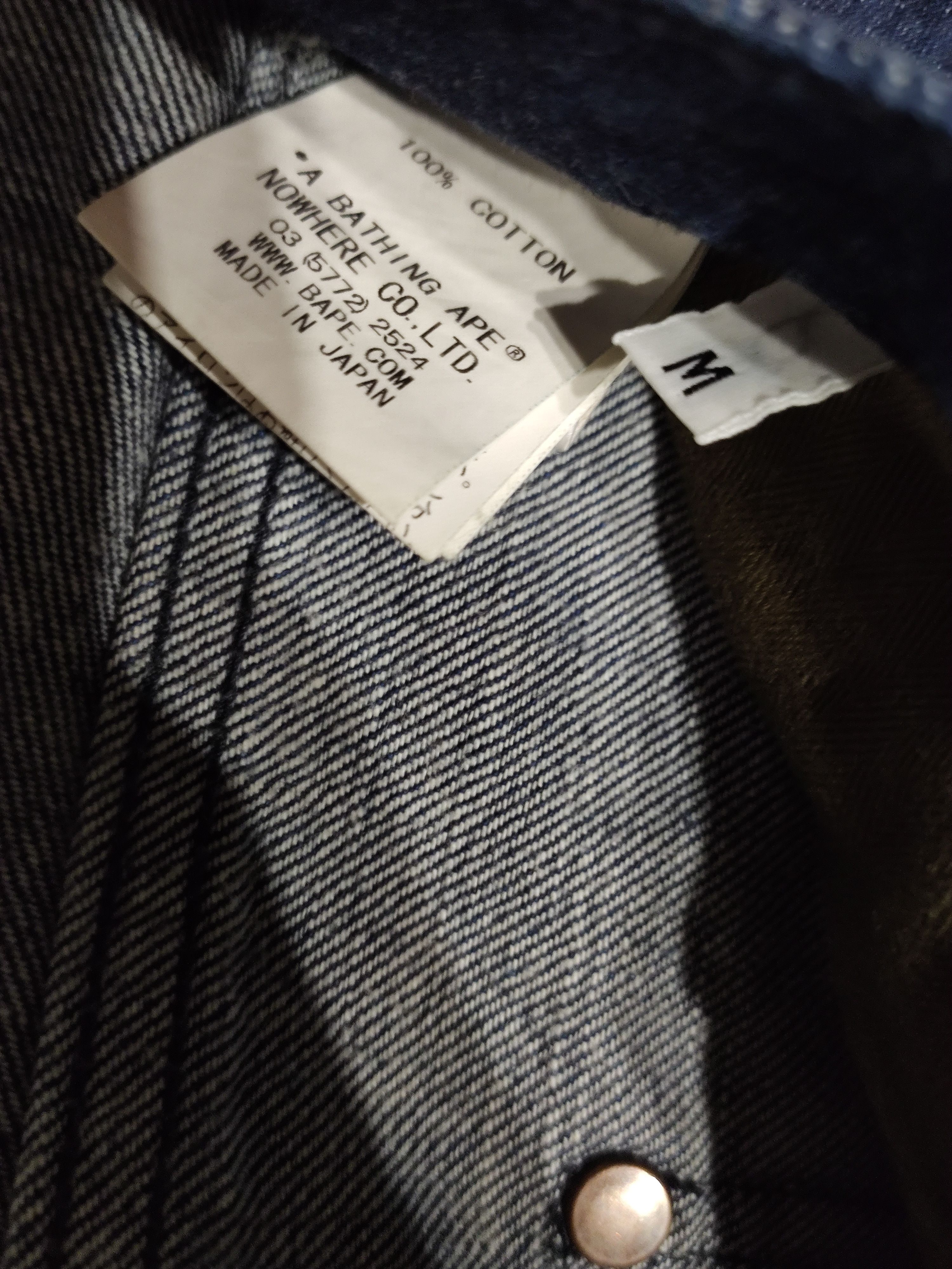 Bape Champion Logo Denim Size US 30 / EU 46 - 5 Thumbnail