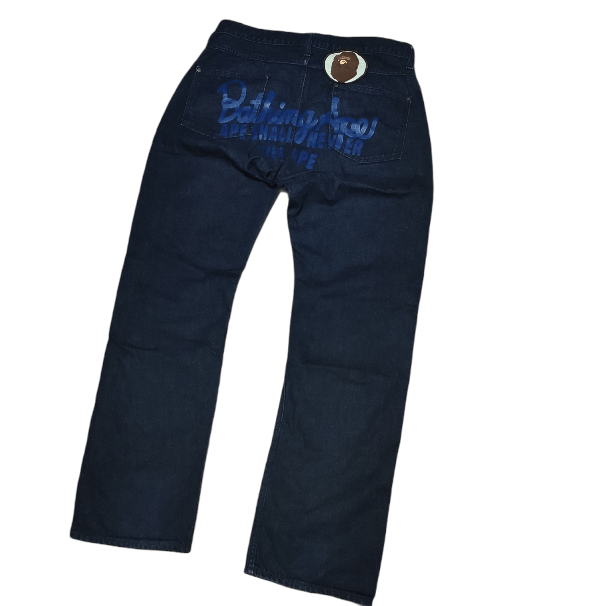 Bape Champion Logo Denim Size US 30 / EU 46 - 1 Thumbnail