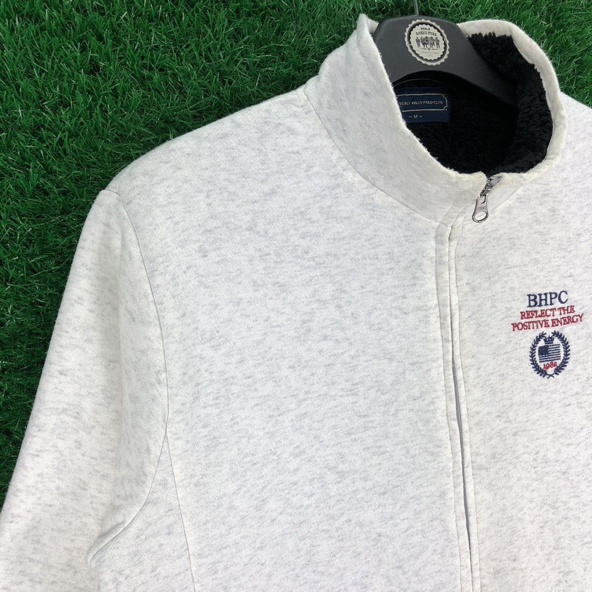 Beverly Hills Polo Club Beverlly Hills Polo Club Zipper Sweater Sherpa Lining Size US M / EU 48-50 / 2 - 2 Thumbnail