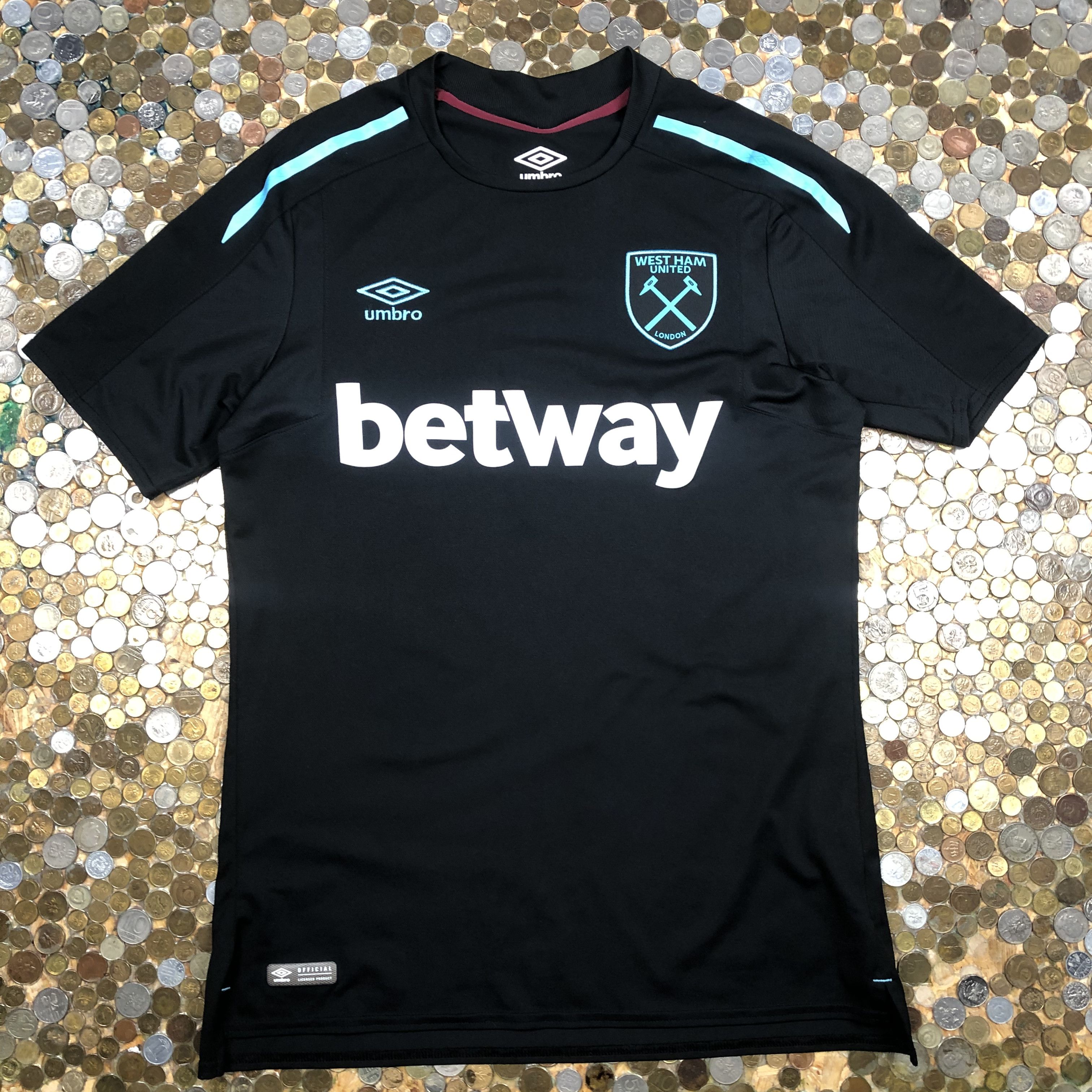 BOILER ROOM　×　UMBRO/ FB Jersy Boiler Room Men's x Umbro Football Shirt in Blue Boiler Room