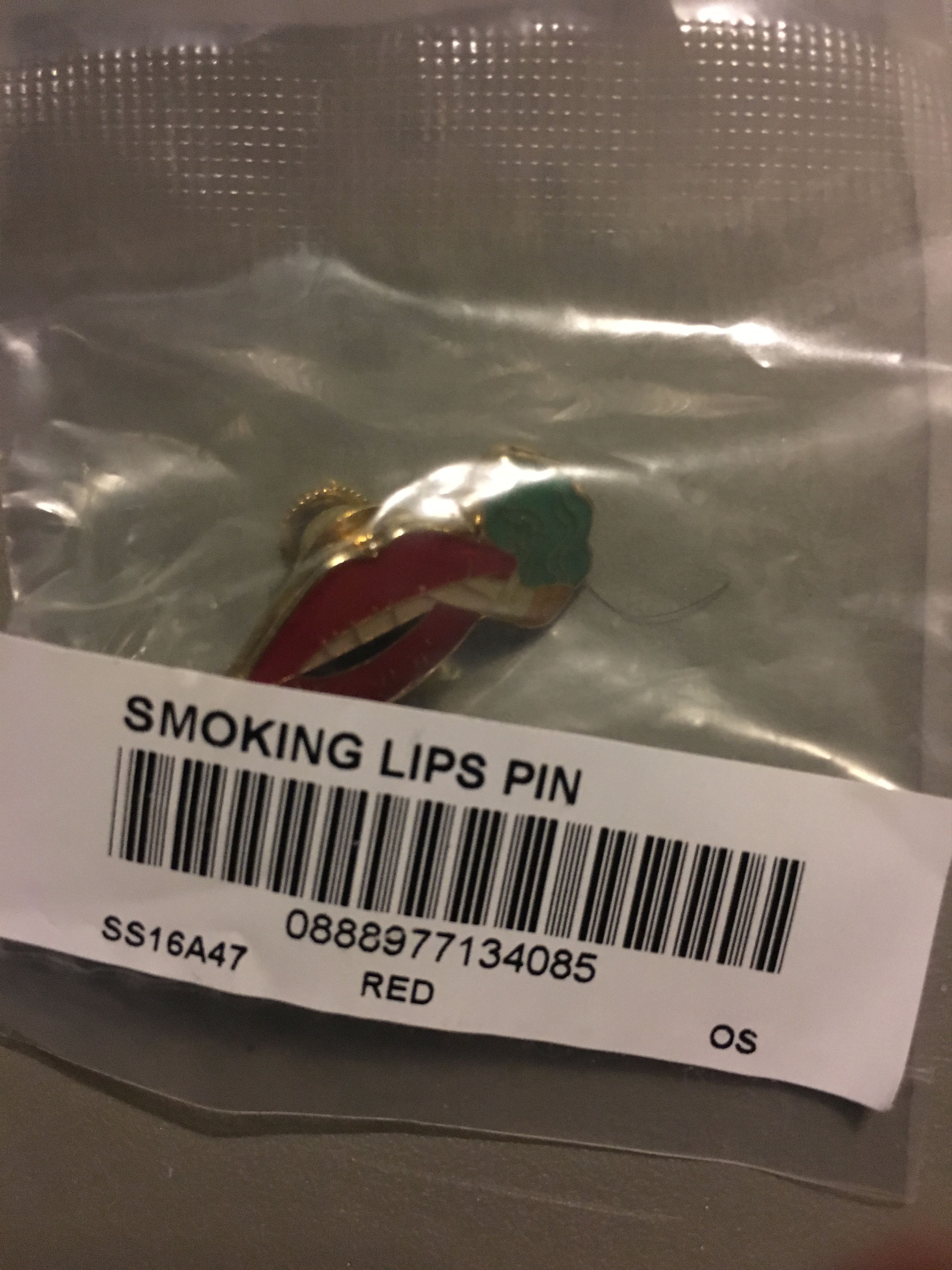 Supreme Supreme Smoking Lips Pin SS16 Size ONE SIZE - 1 Preview