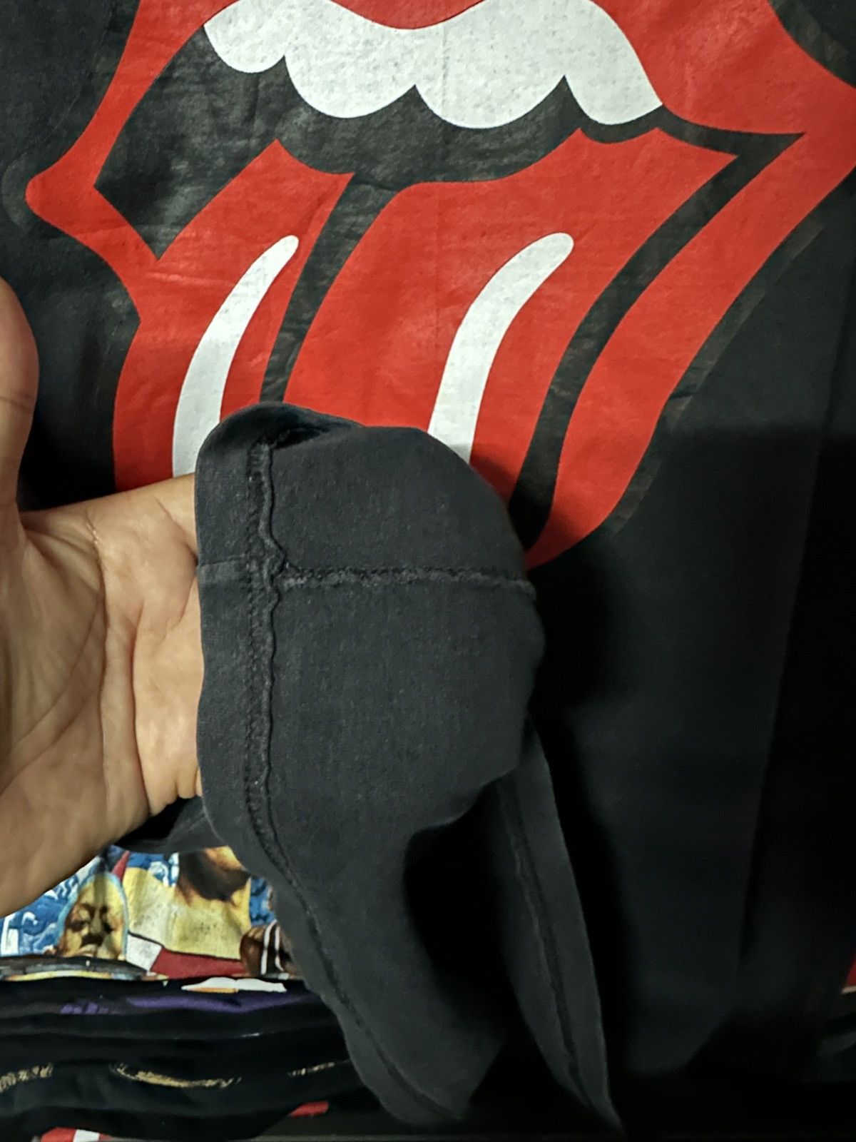 Band Tees × Vintage Vintage Rolling Stones Withstand Bootleg Faded Tee Size US L / EU 52-54 / 3 - 10 Thumbnail