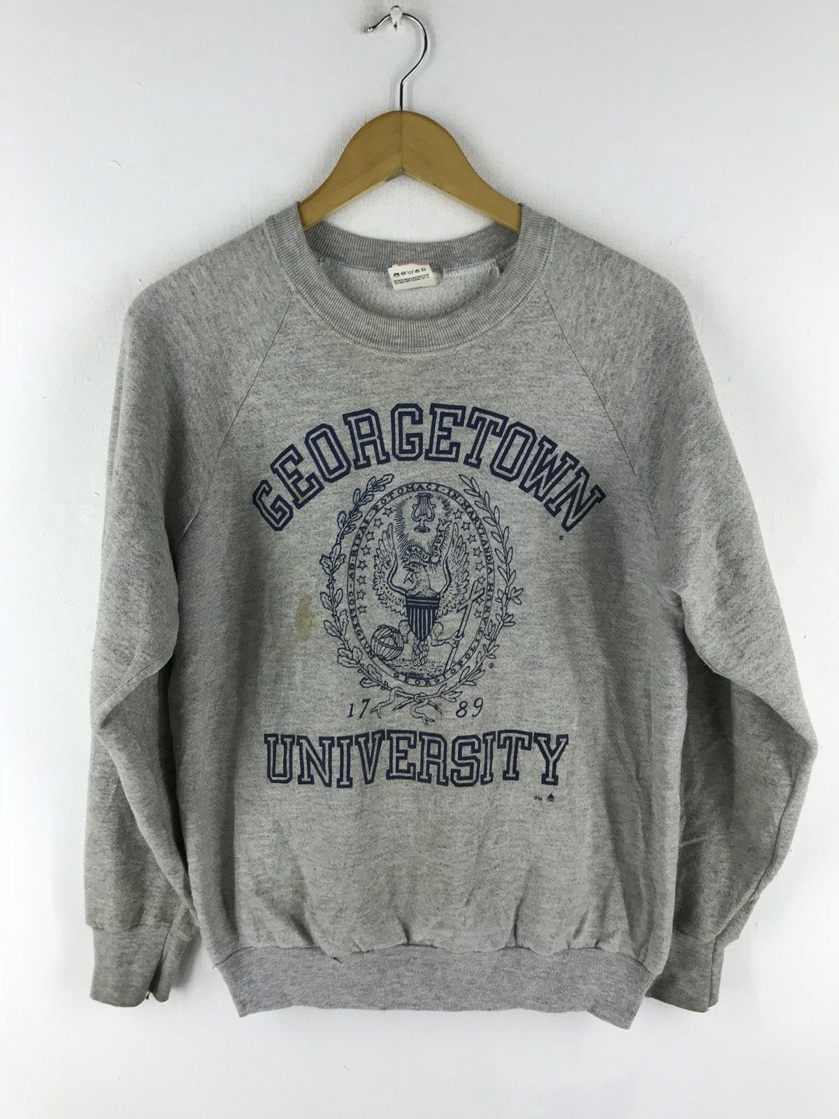 Fruit Of The Loom 🔥FINAL DROP🔥Vintage 80s Georgetown University Size US L / EU 52-54 / 3 - 1 Thumbnail