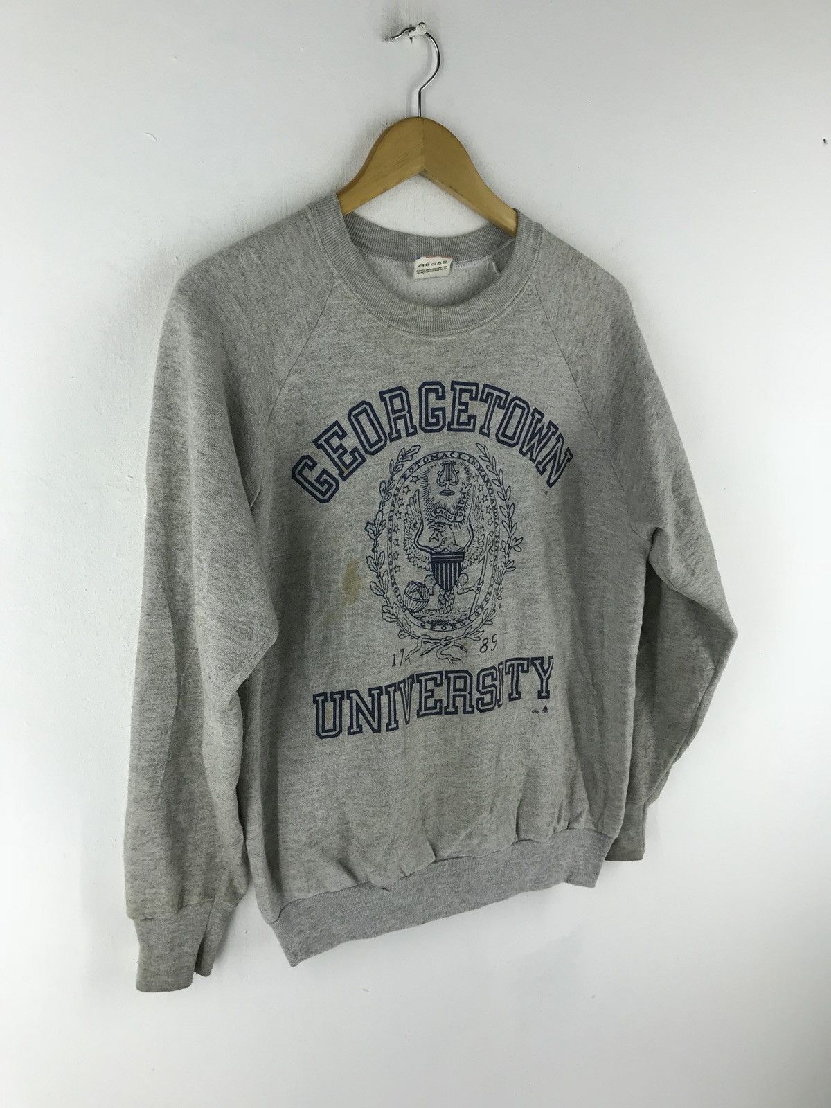 Fruit Of The Loom 🔥FINAL DROP🔥Vintage 80s Georgetown University Size US L / EU 52-54 / 3 - 2 Thumbnail