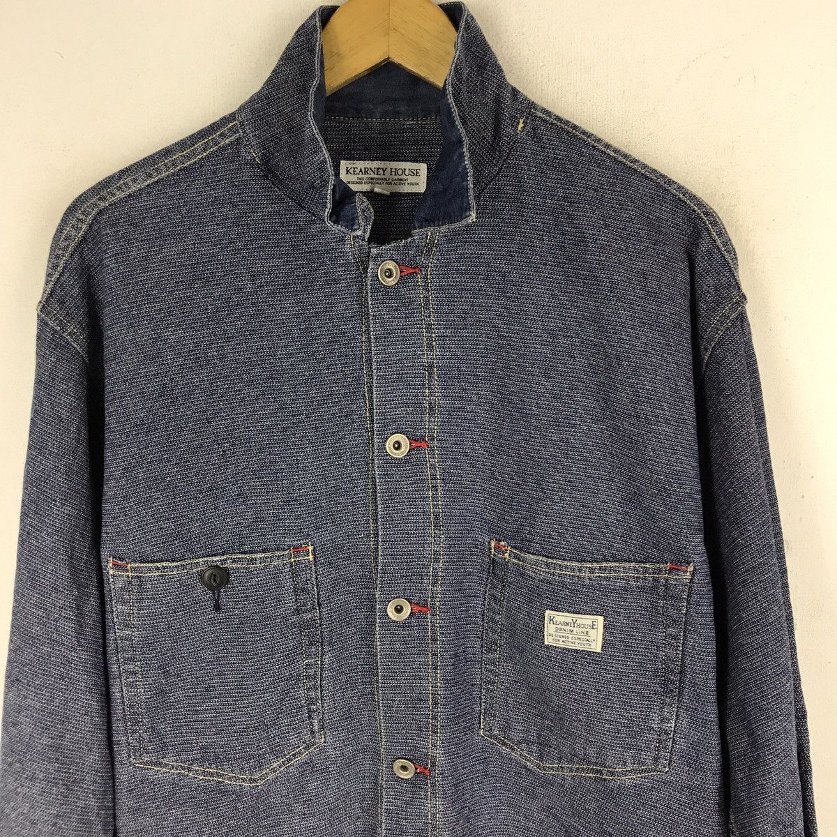 Indigo 🔥KEARNEY HOUSE WORKER CHORE JACKET Size US M / EU 48-50 / 2 - 3 Thumbnail
