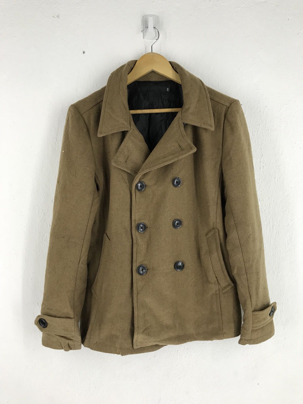 Japanese Brand 🔥FINAL DROP🔥Fuga Wool Peacoat Jacket Made In