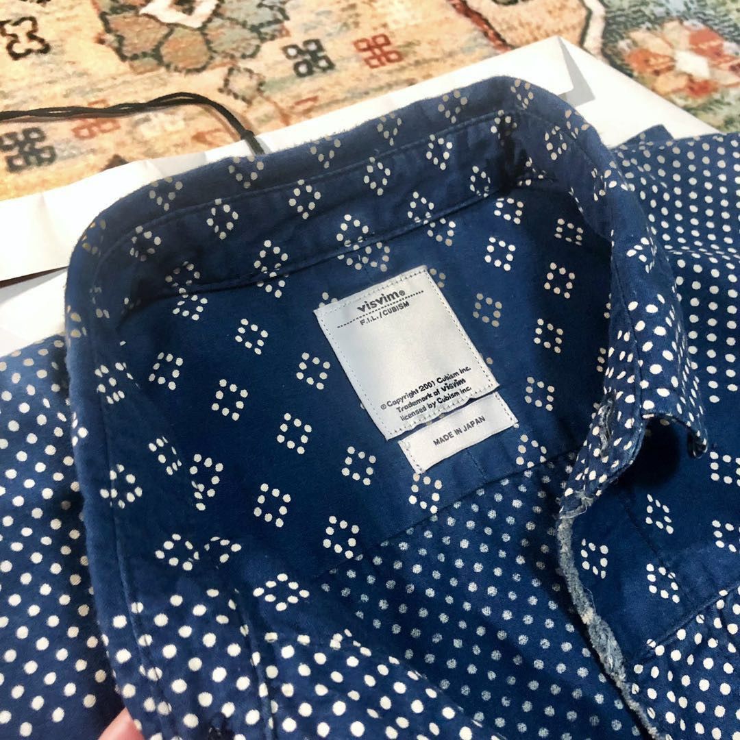 Visvim 【last drop】VISVIM 14SS KERCHIEF DOTS TUNIC SHIRT L/S Size US S / EU 44-46 / 1 - 5 Thumbnail