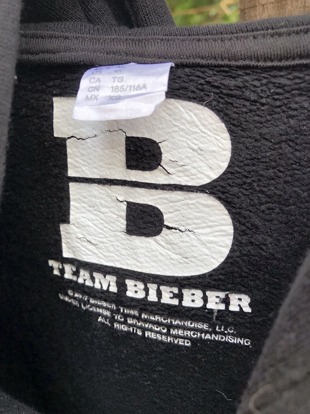 Justin Bieber Justin Bieber World Tour Sweatshirt Hoodie Big Size Size US XL / EU 56 / 4 - 8 Thumbnail