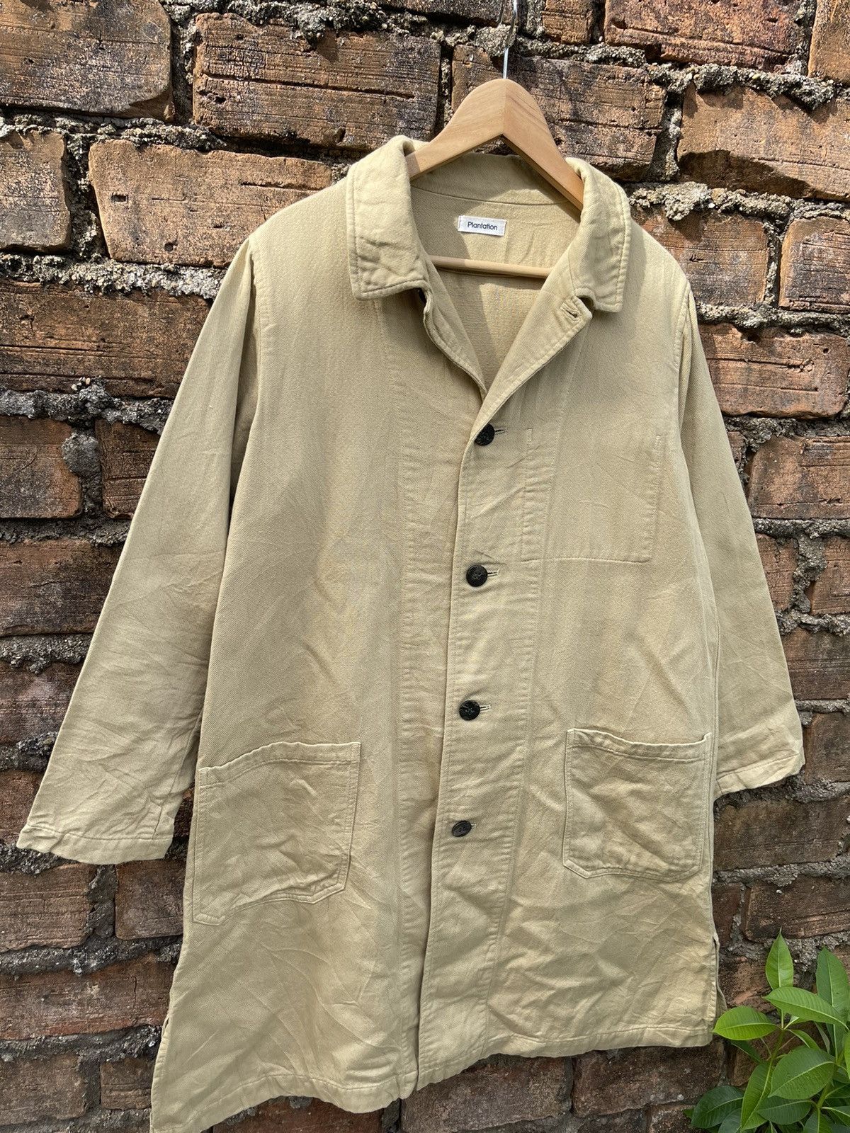 Vintage VINTAGE ISSEY MIYAKE PLANTATION LONG JACKET Size US M / EU 48-50 / 2 - 2 Thumbnail