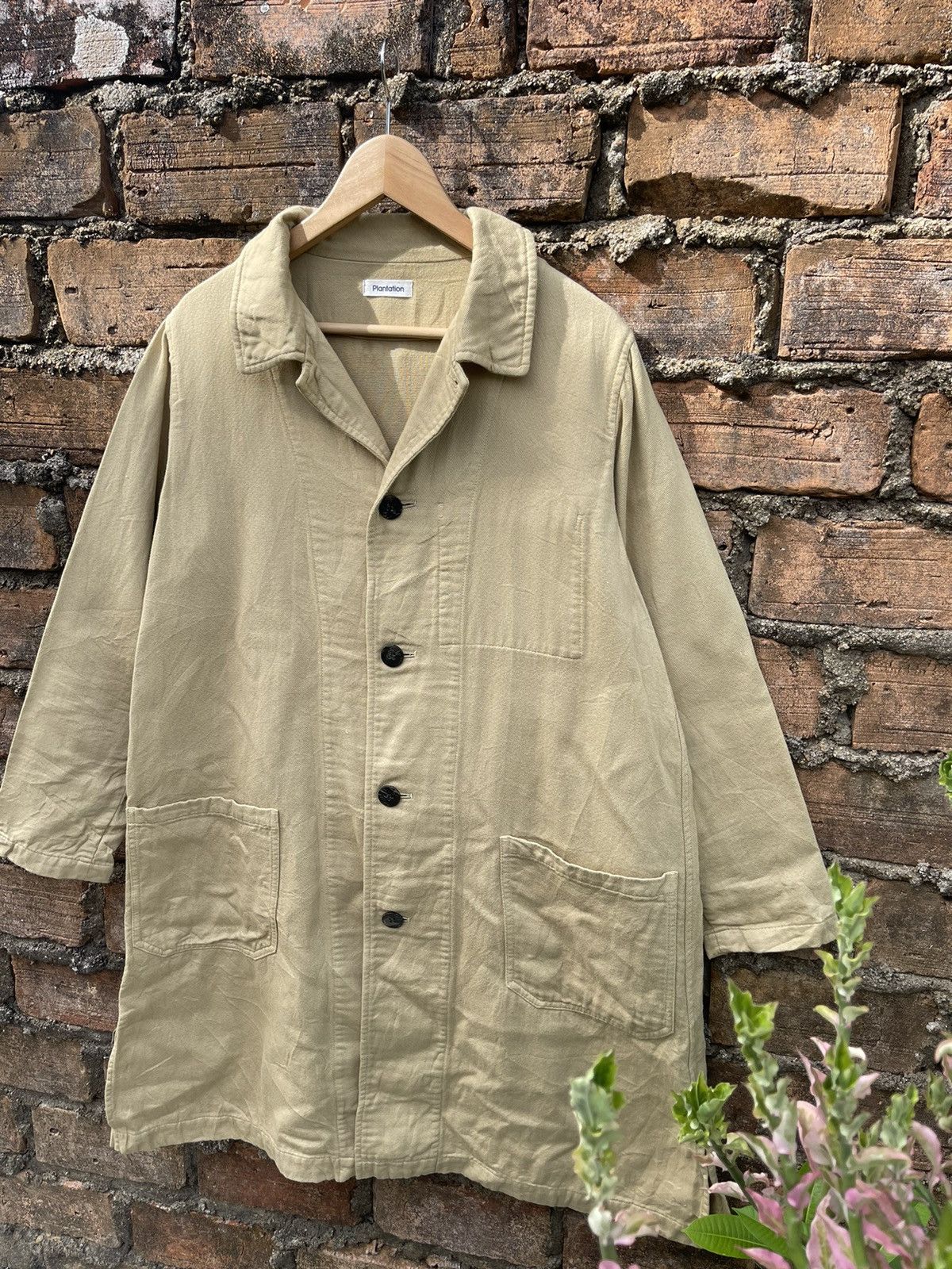 Vintage VINTAGE ISSEY MIYAKE PLANTATION LONG JACKET Size US M / EU 48-50 / 2 - 3 Thumbnail