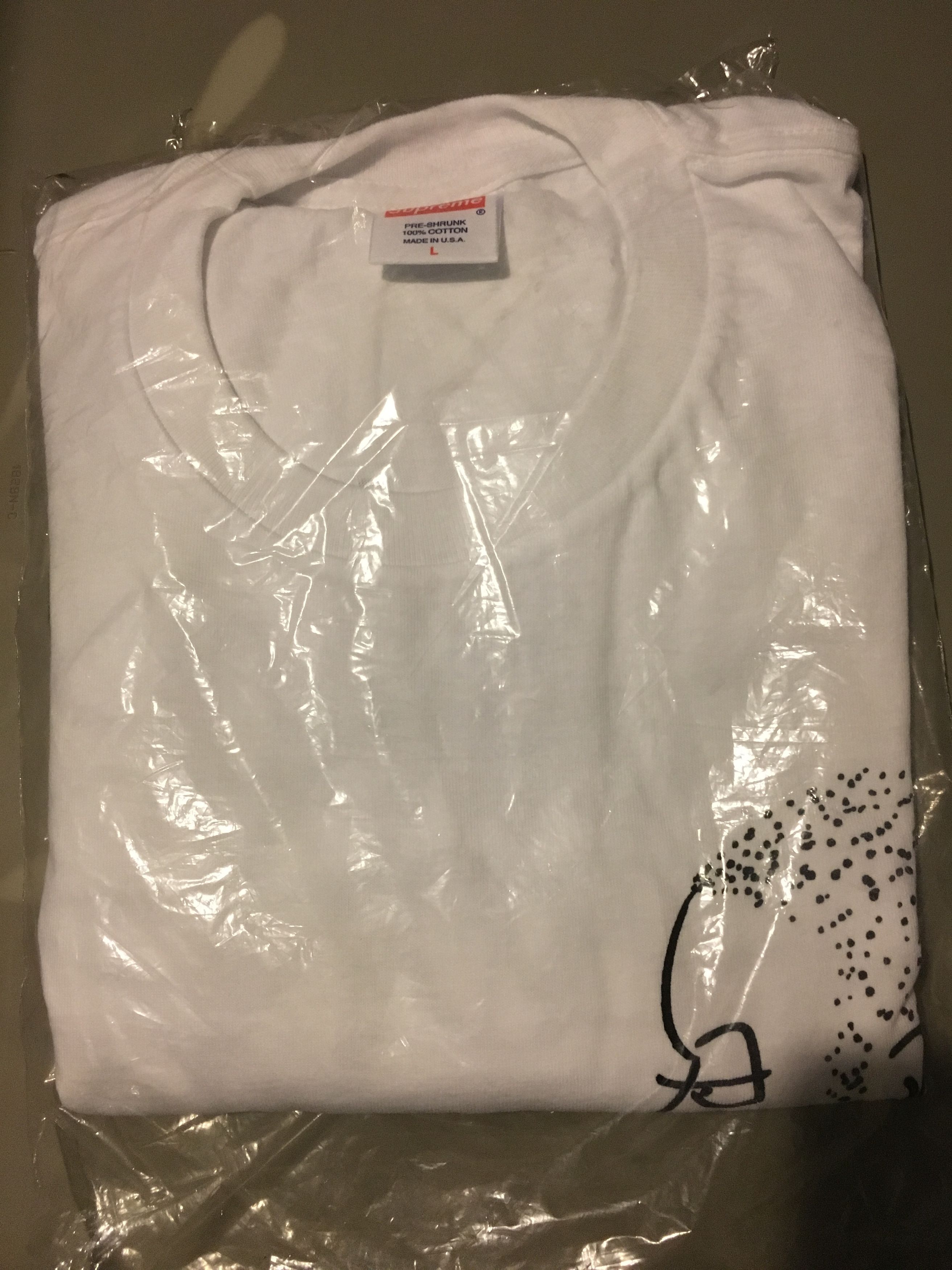 Supreme KRS ONE All Means Tee White Large FW14