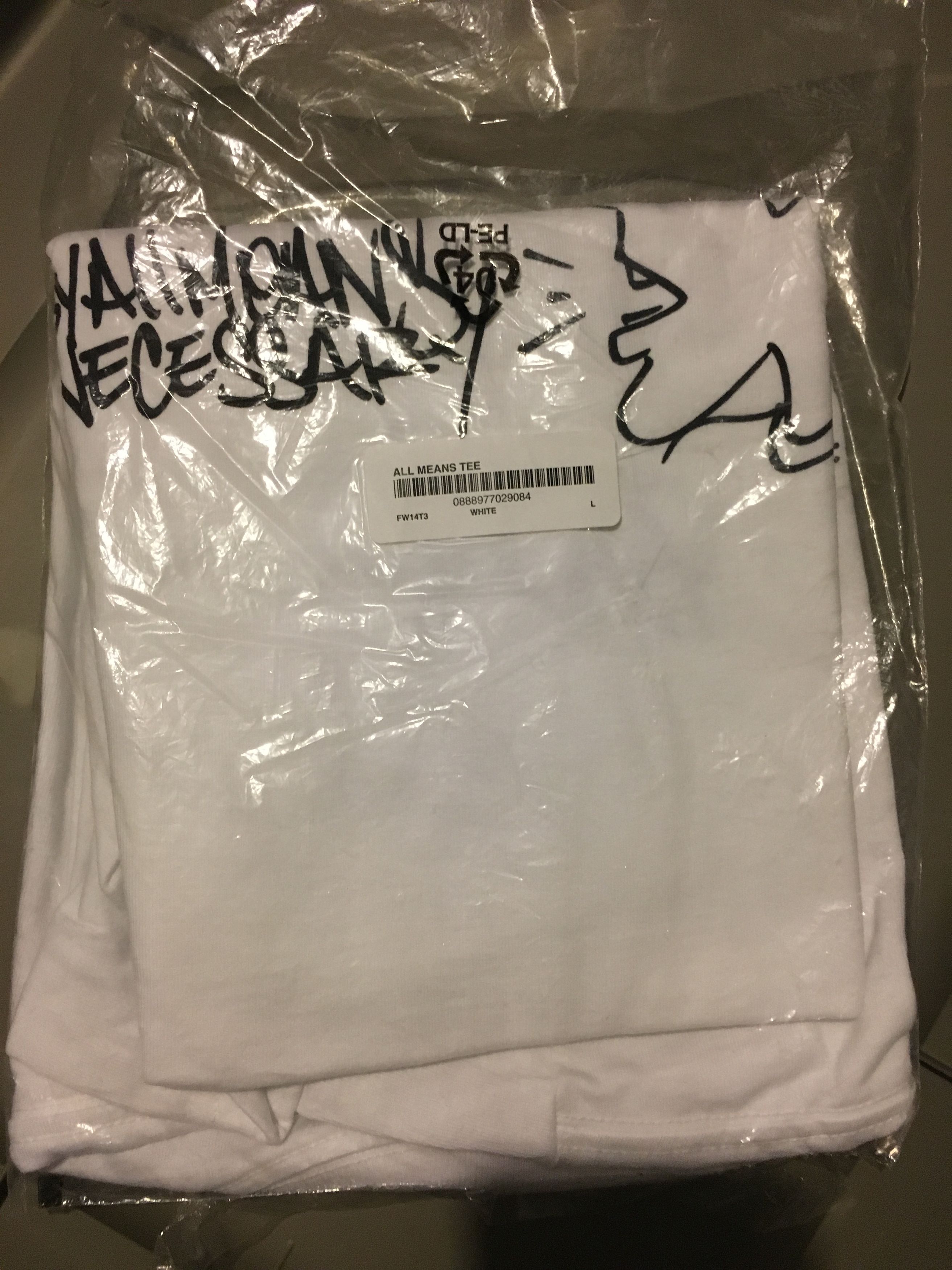 Supreme Supreme KRS ONE All Means Tee White Large FW14 Size US L / EU 52-54 / 3 - 2 Thumbnail