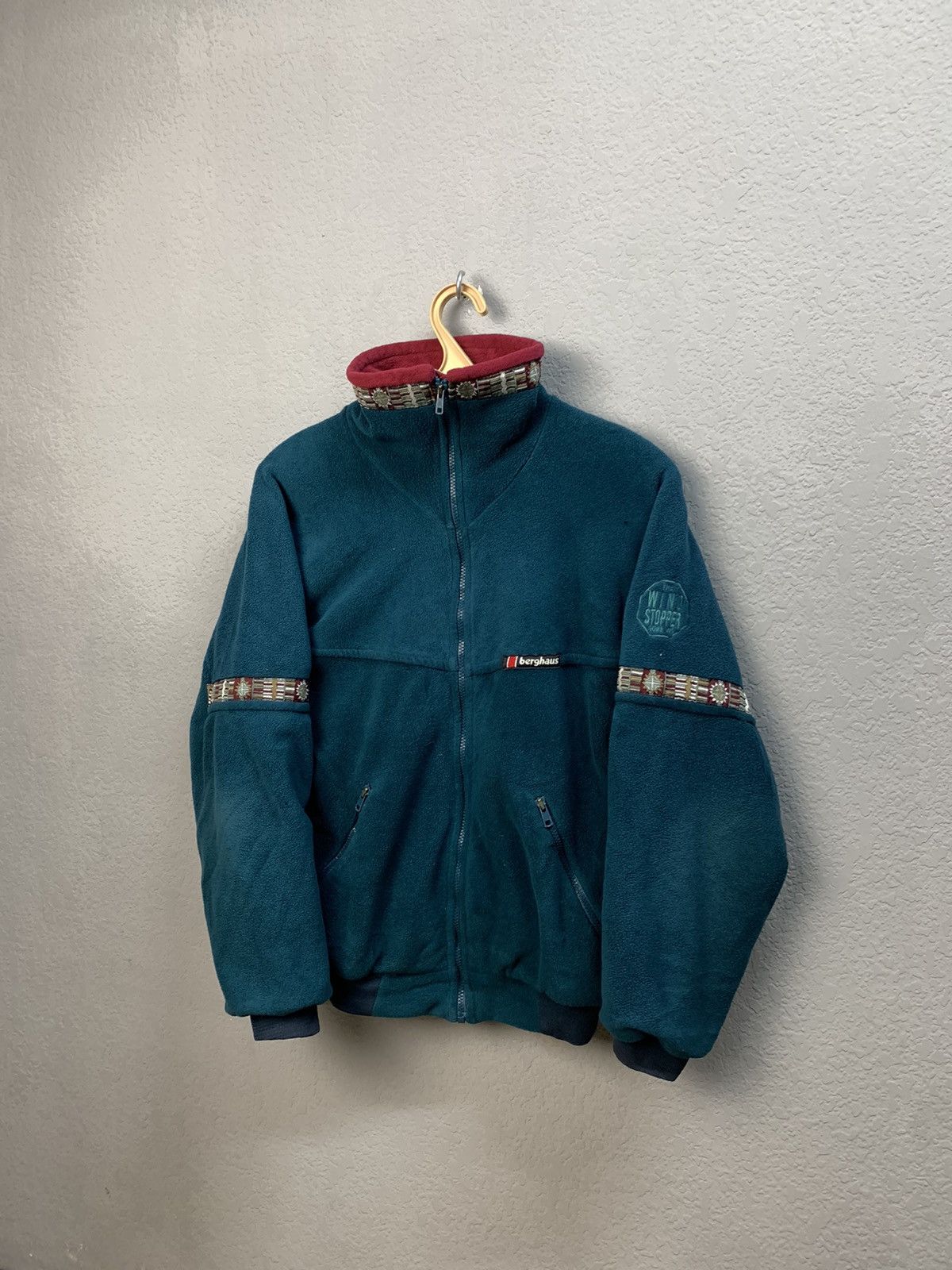 Vintage Rare Vintage 90s Berghaus Windstopper Zip Fleece Jacket Grailed