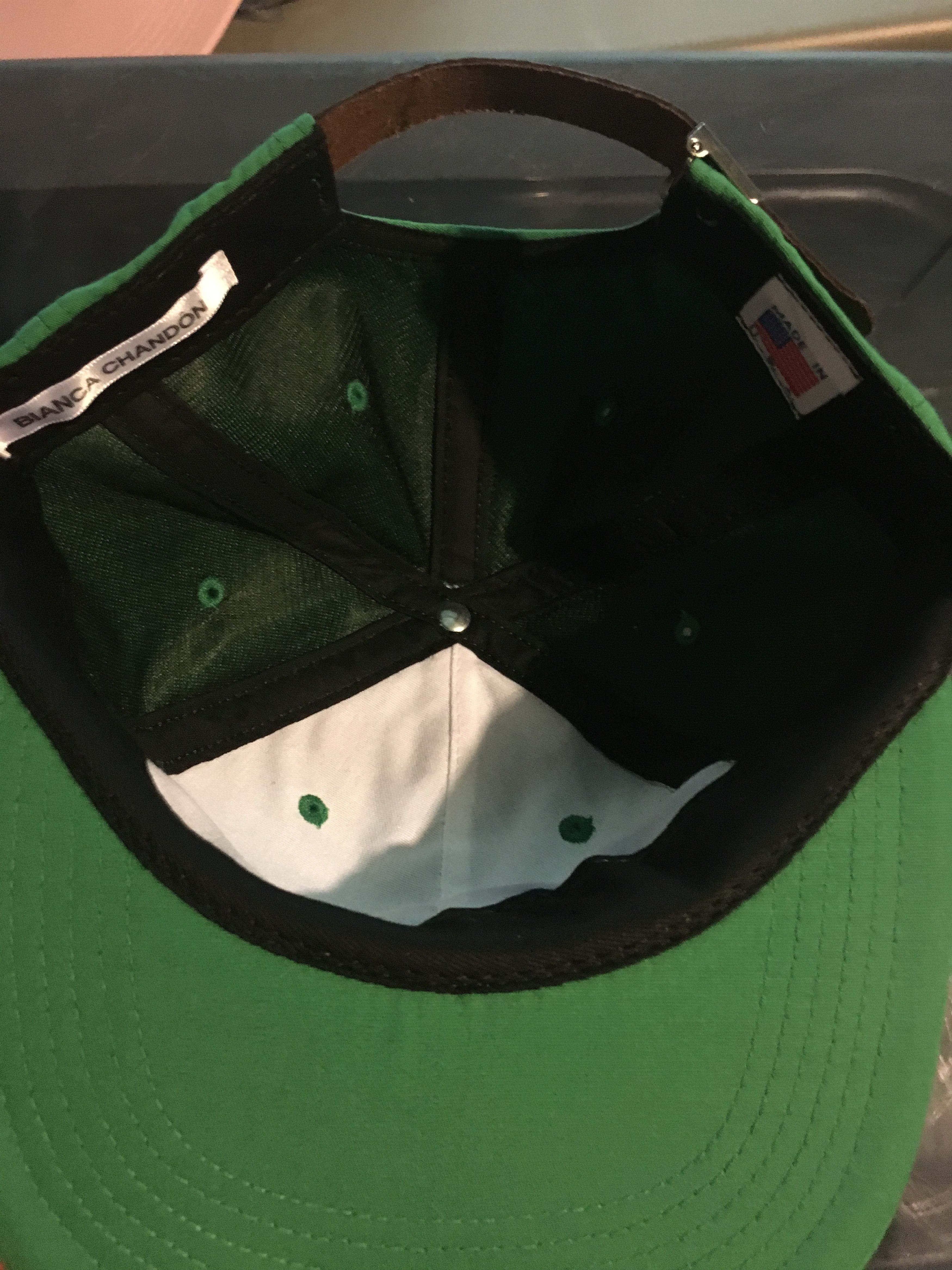 BIANCA CHANDON Bianca Chandon CIRCUMFLEX POLO HAT Green Size ONE SIZE - 3 Thumbnail