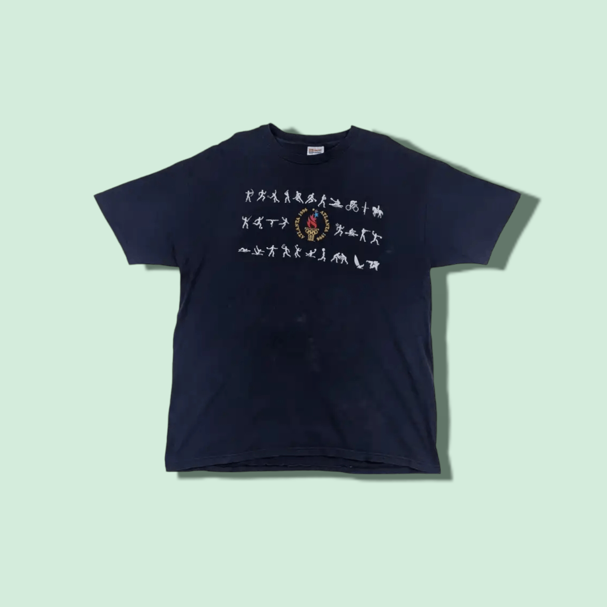 Vintage 1996 ATLANTA OLYMPIC GAMES T-Shirt Single Stitches