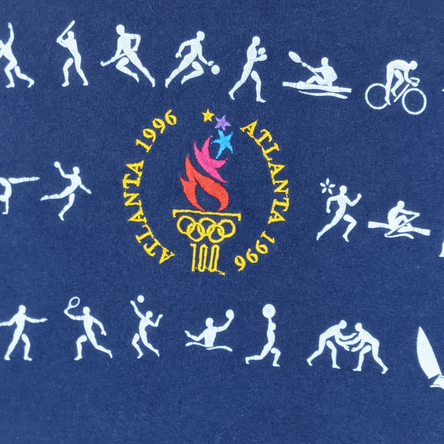 Vintage 1996 ATLANTA OLYMPIC GAMES T-Shirt Single Stitches