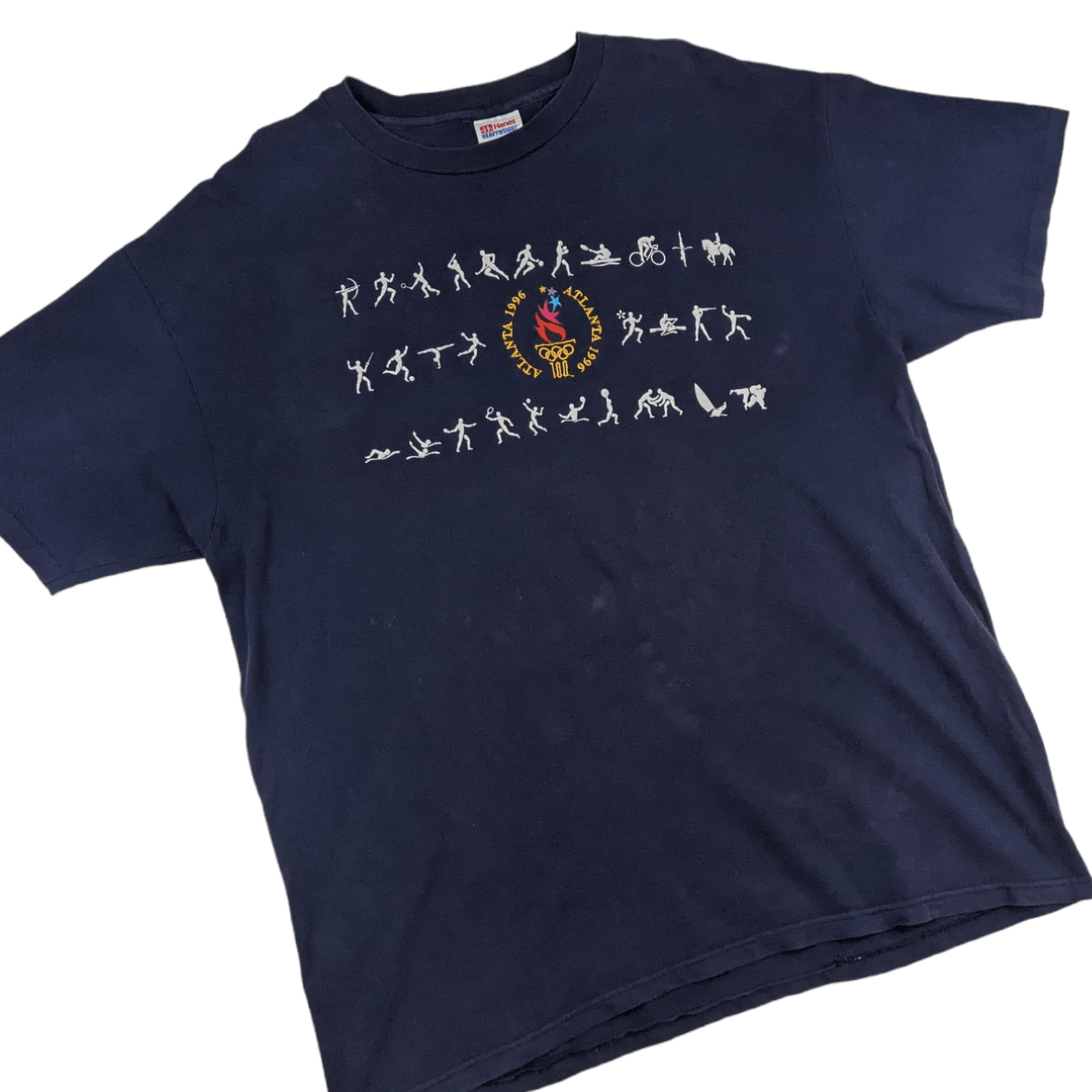 Vintage 1996 ATLANTA OLYMPIC GAMES T-Shirt Single Stitches