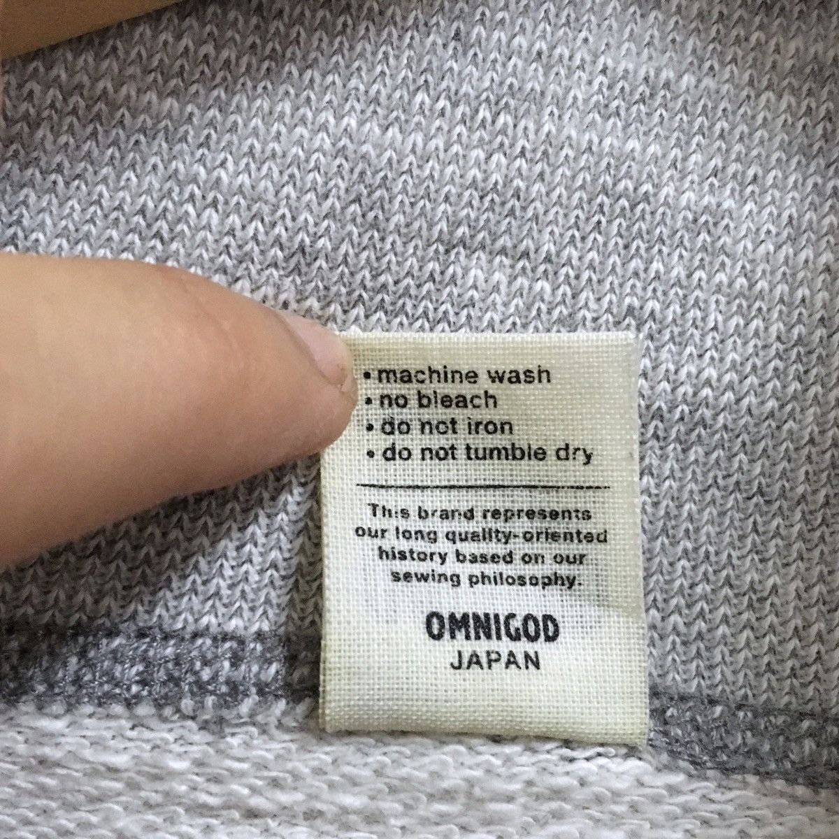 Japanese Brand × OMNIGOD × Vintage Vintage OMNIGOD Japanese Brand Sweatshirt Pullover Jumper Size US XS / EU 42 / 0 - 4 Thumbnail