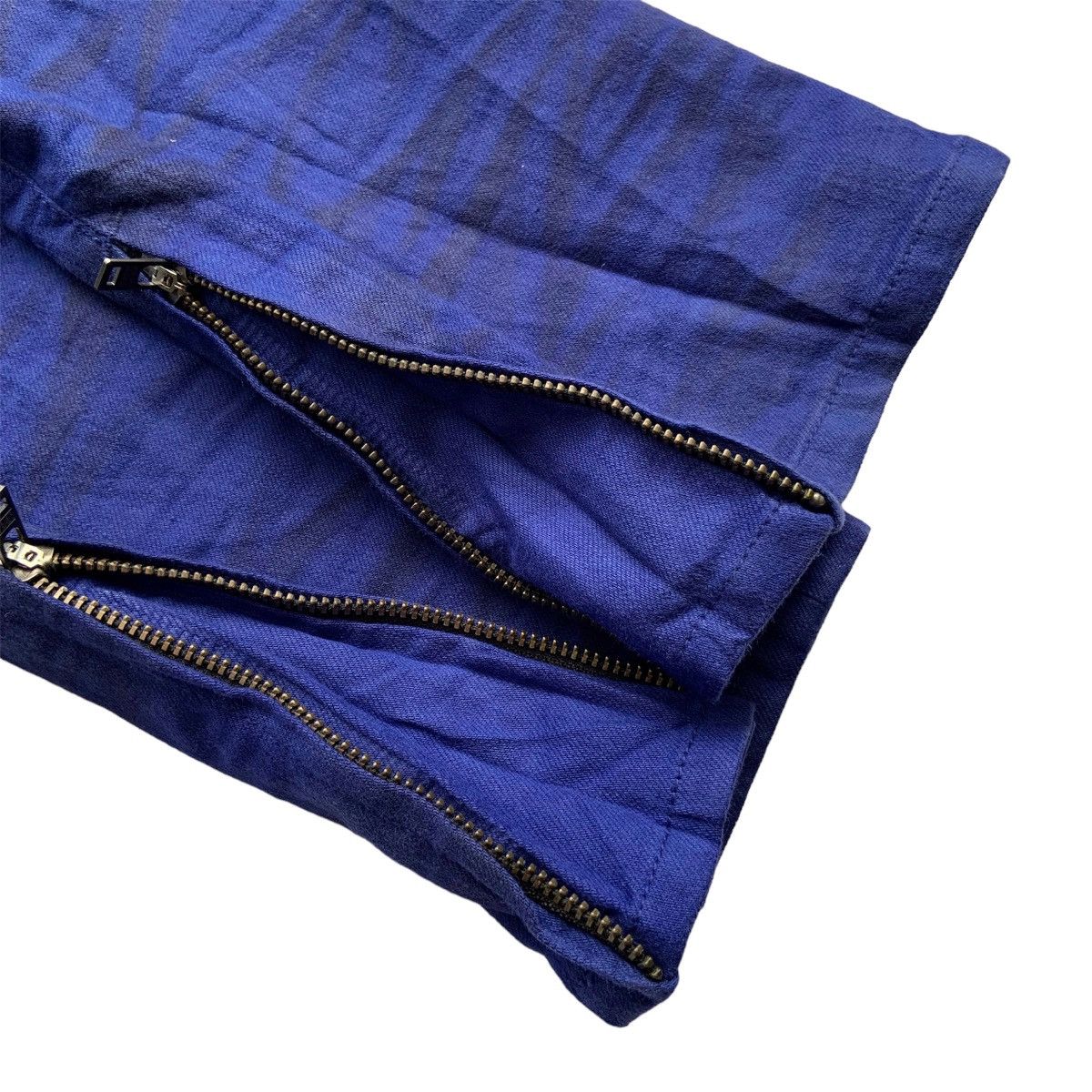 BUFFALO BOBS × If Six Was Nine × Le Grande Bleu (L.G.B.) Japanese Buffalo Bobs Ankle Zip Distressed Jeans Size US 31 - 5 Thumbnail