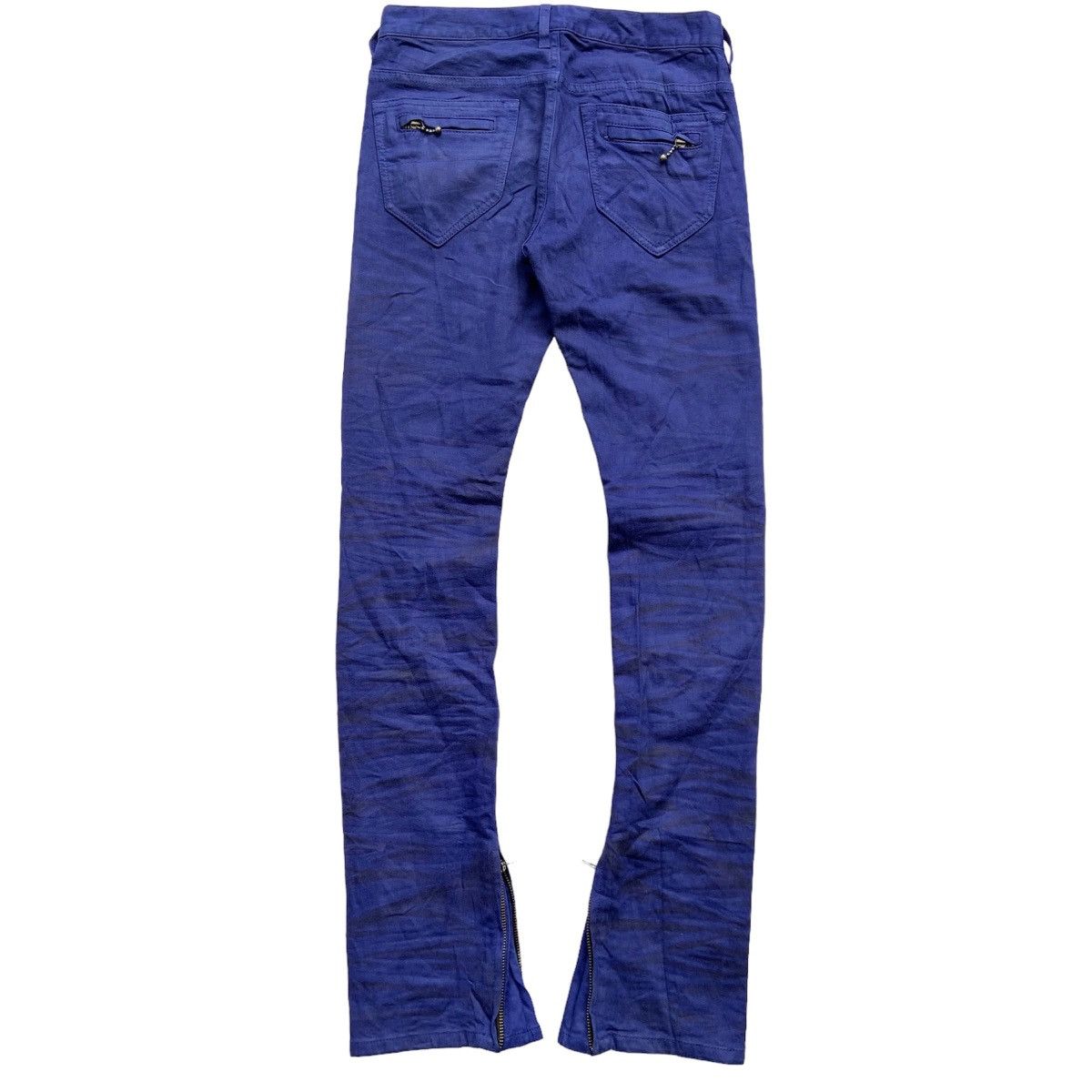 BUFFALO BOBS × If Six Was Nine × Le Grande Bleu (L.G.B.) Japanese Buffalo Bobs Ankle Zip Distressed Jeans Size US 31 - 3 Thumbnail