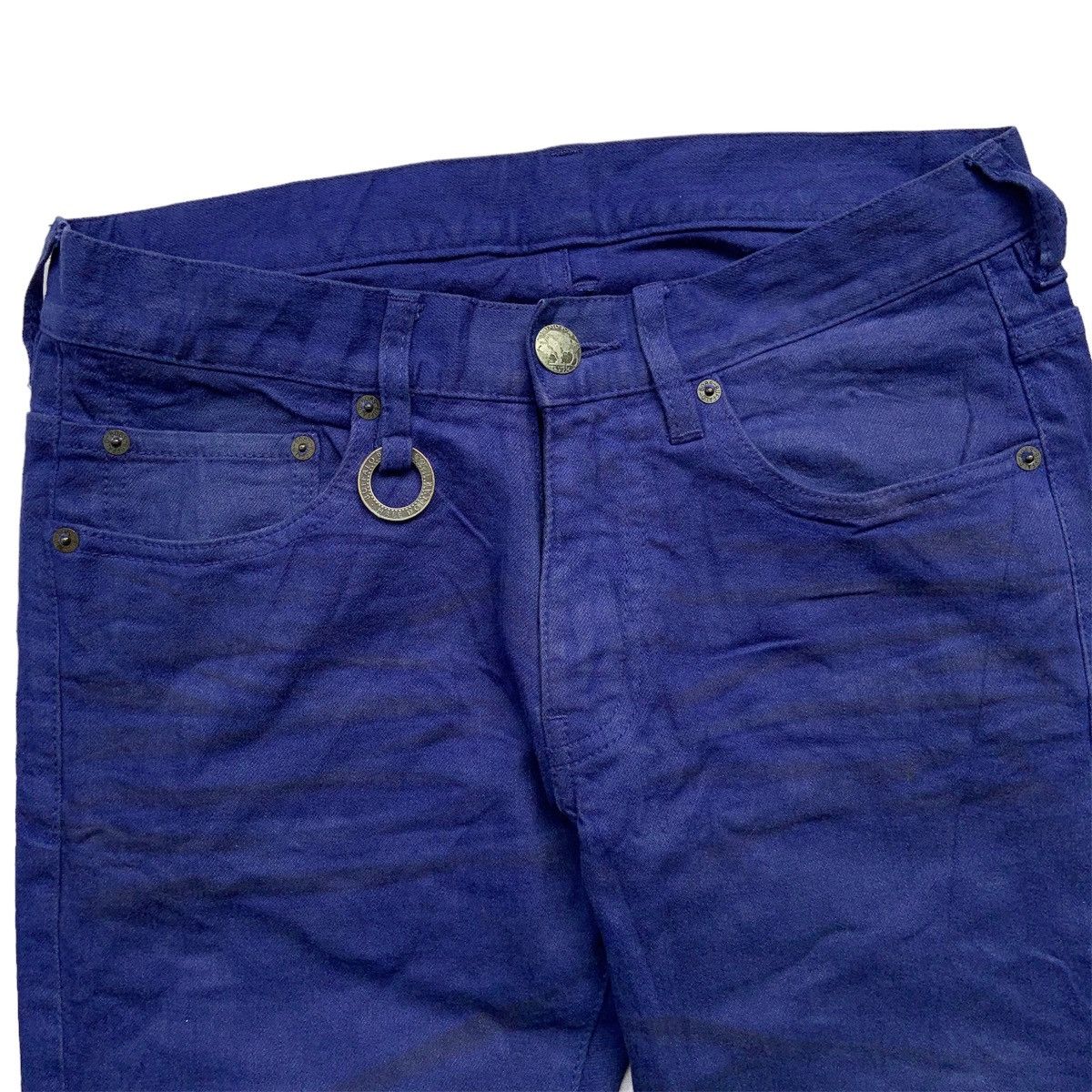 BUFFALO BOBS × If Six Was Nine × Le Grande Bleu (L.G.B.) Japanese Buffalo Bobs Ankle Zip Distressed Jeans Size US 31 - 2 Thumbnail