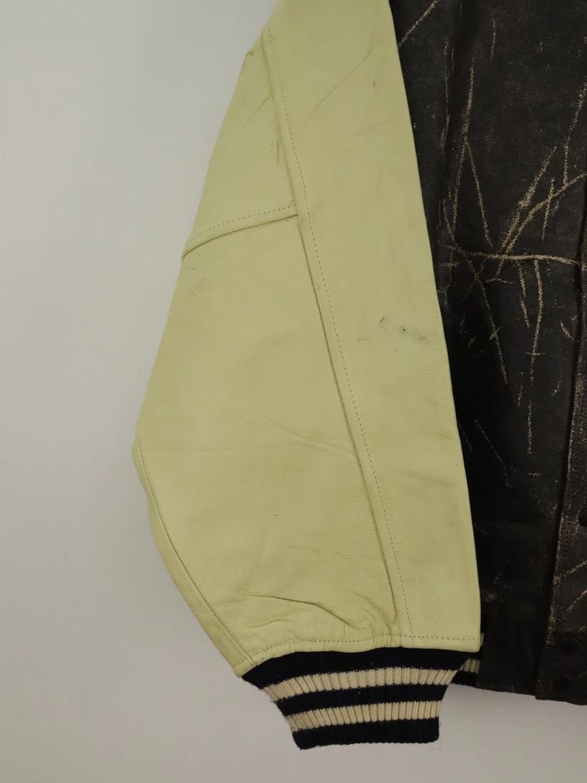 Starter WORN Vtg. Starter Symbol Of America Sports Leather Jacket Size US L / EU 52-54 / 3 - 14 Thumbnail