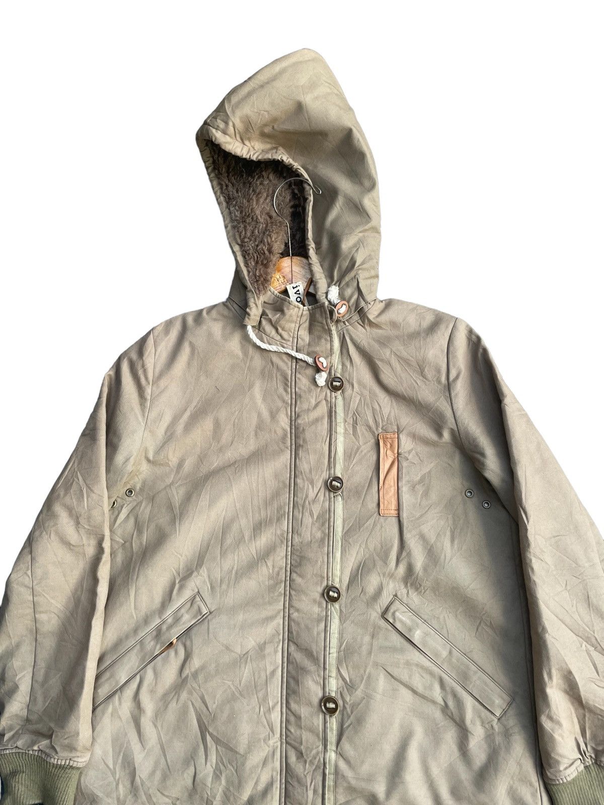 Japanese Brand Japanese Ebony Ivory Parka Jacket Size US M / EU 48-50 / 2 - 5 Thumbnail