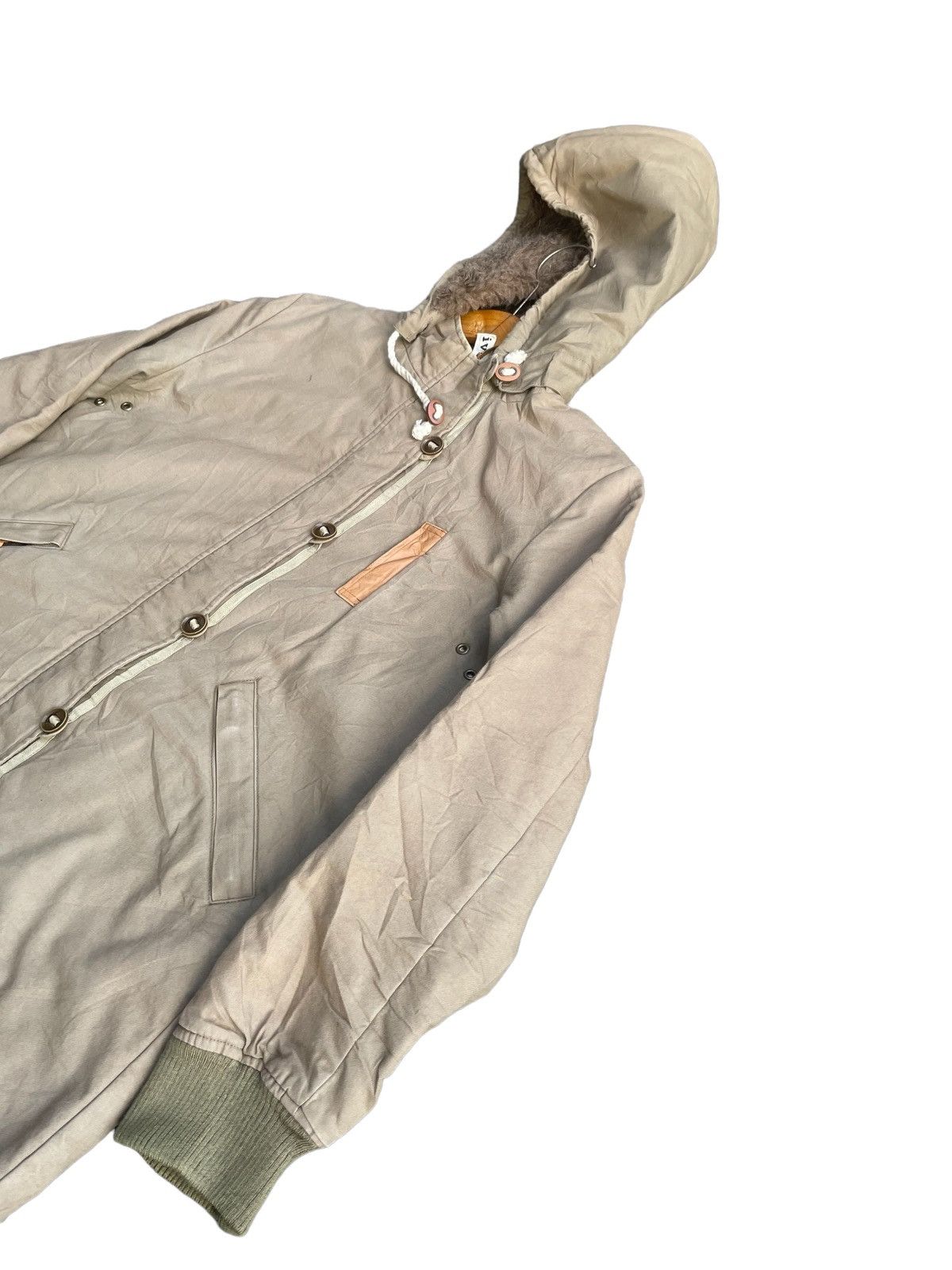 Japanese Brand Japanese Ebony Ivory Parka Jacket Size US M / EU 48-50 / 2 - 4 Thumbnail