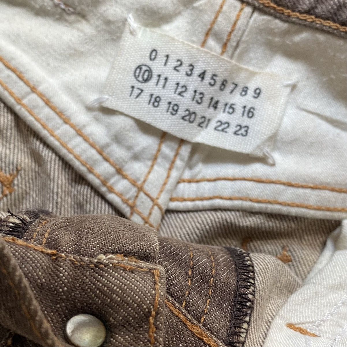 Maison Margiela Margiela Brown Denim Anatomic Jeans Size US 30 / EU 46 - 7 Thumbnail