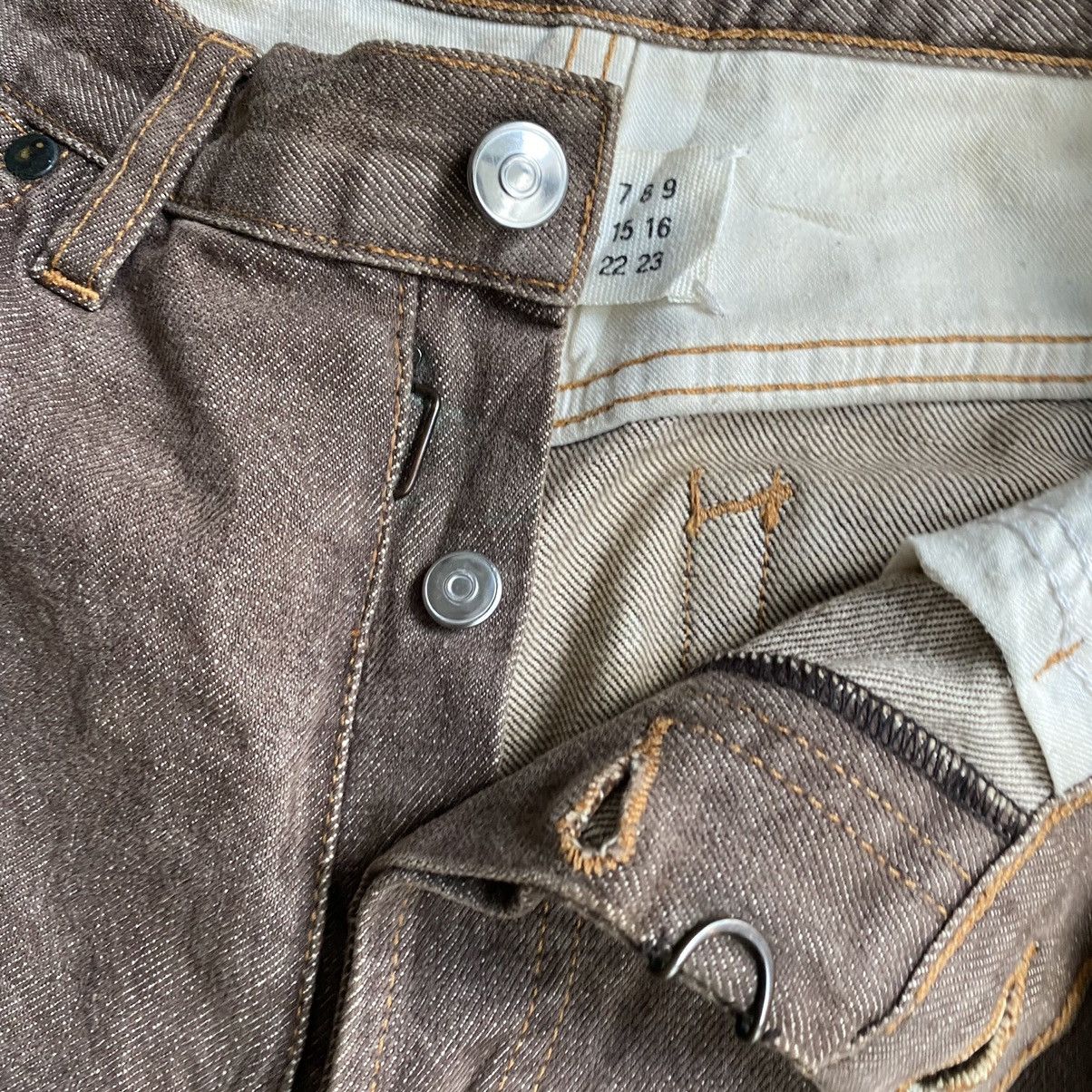 Maison Margiela Margiela Brown Denim Anatomic Jeans Size US 30 / EU 46 - 4 Thumbnail