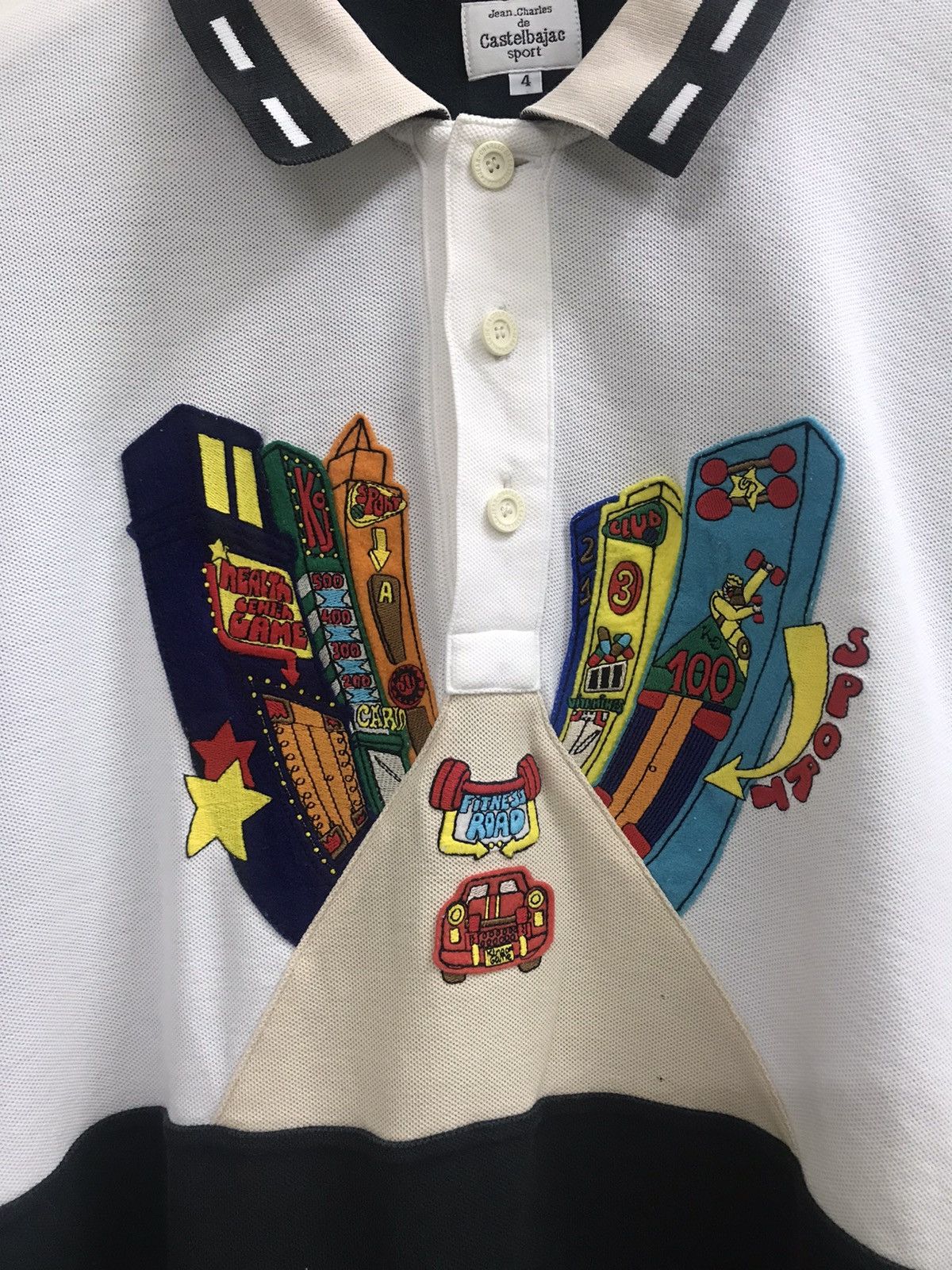 Japanese Brand × Jean Charles De Castelbajac × Vintage 💥RARE💥 Vintage Jean Charles De Castelbajac Rugby Shirt Size US XL / EU 56 / 4 - 4 Thumbnail