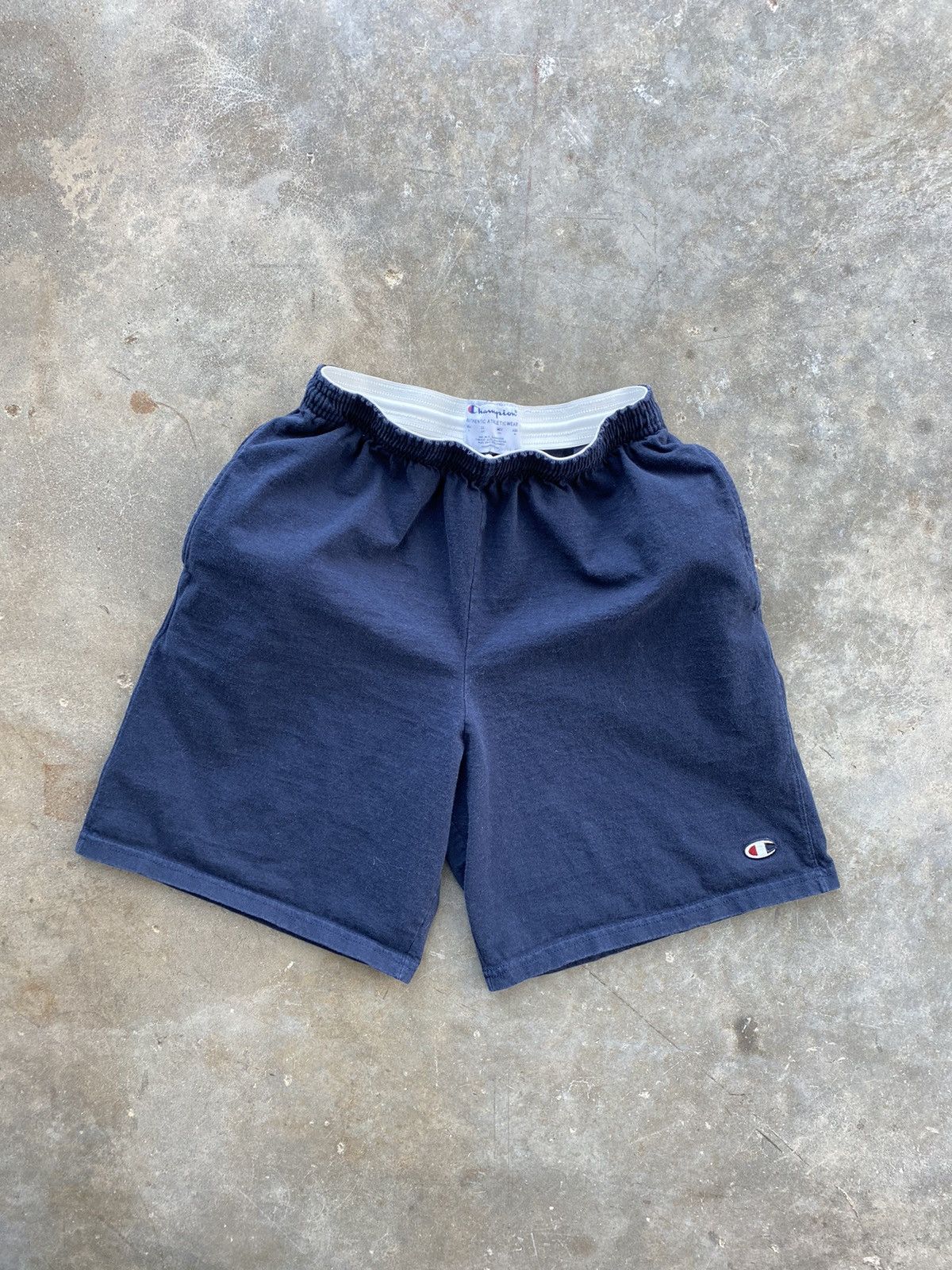 Champion Champion Classic Logo Emblem Shorts Navy Small S ❄️🥣🧊 USA Size US 30 / EU 46 - 1 Thumbnail