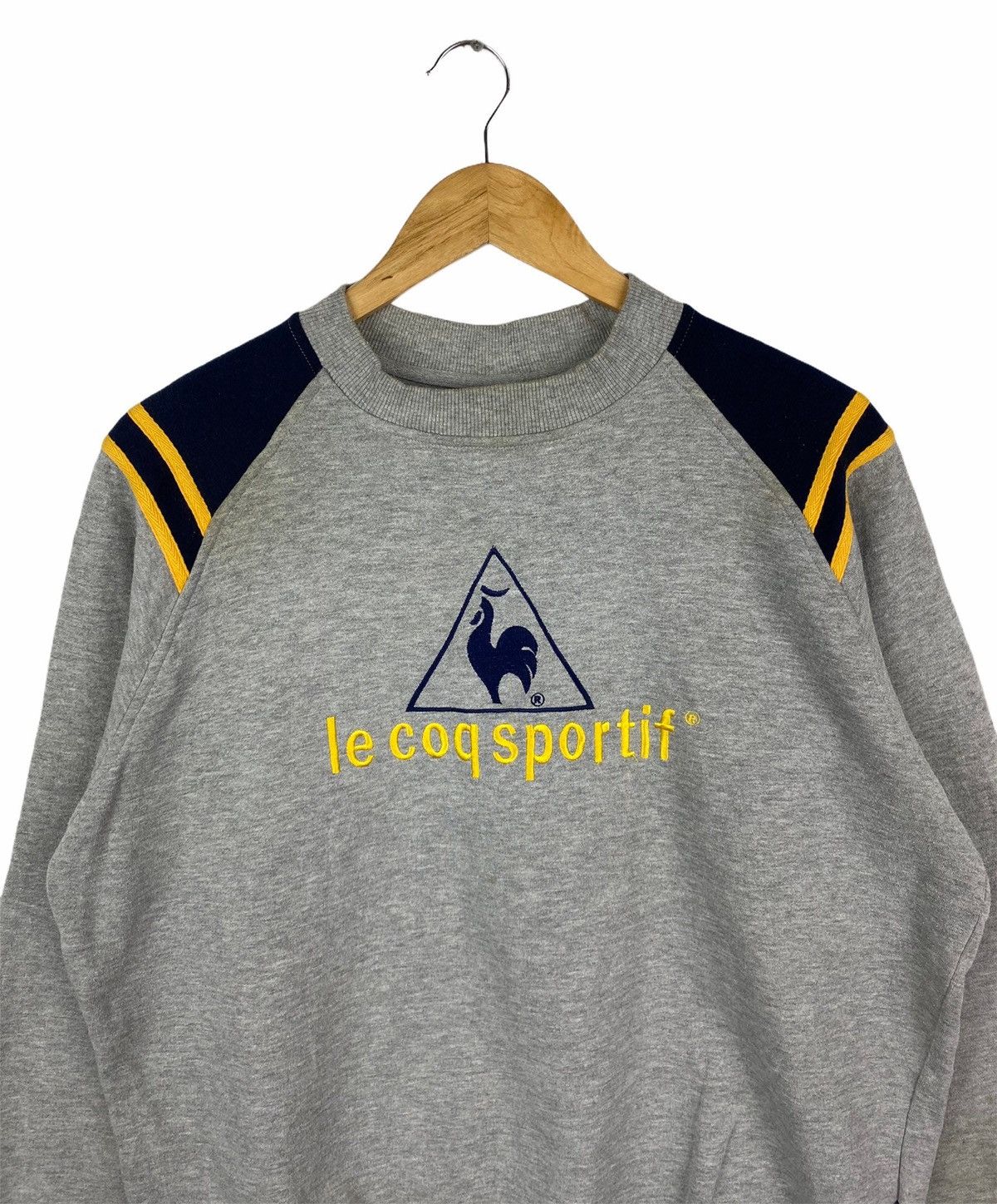 Le Coq Sportif × Vintage Vintage LE COQ SPORTIF Casual Sports Big Logo Sweatshirt Size US M / EU 48-50 / 2 - 3 Thumbnail