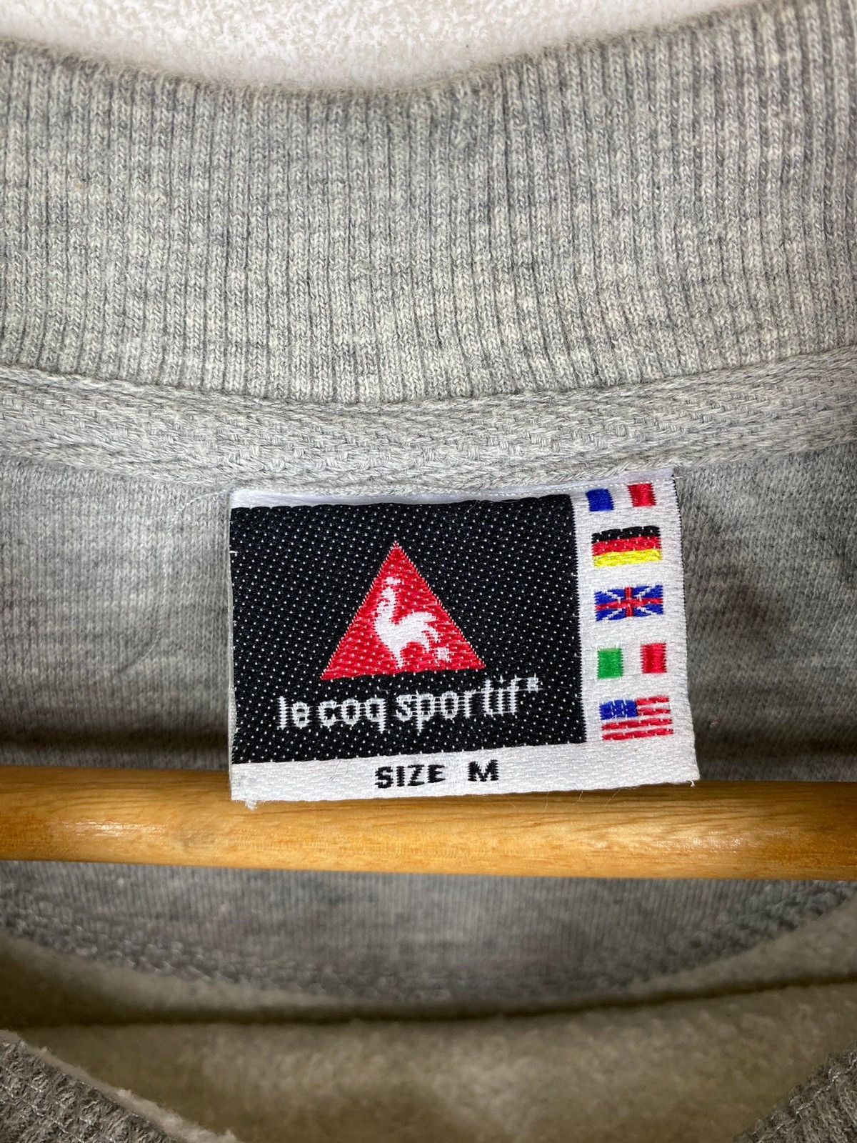 Le Coq Sportif × Vintage Vintage LE COQ SPORTIF Casual Sports Big Logo Sweatshirt Size US M / EU 48-50 / 2 - 4 Thumbnail