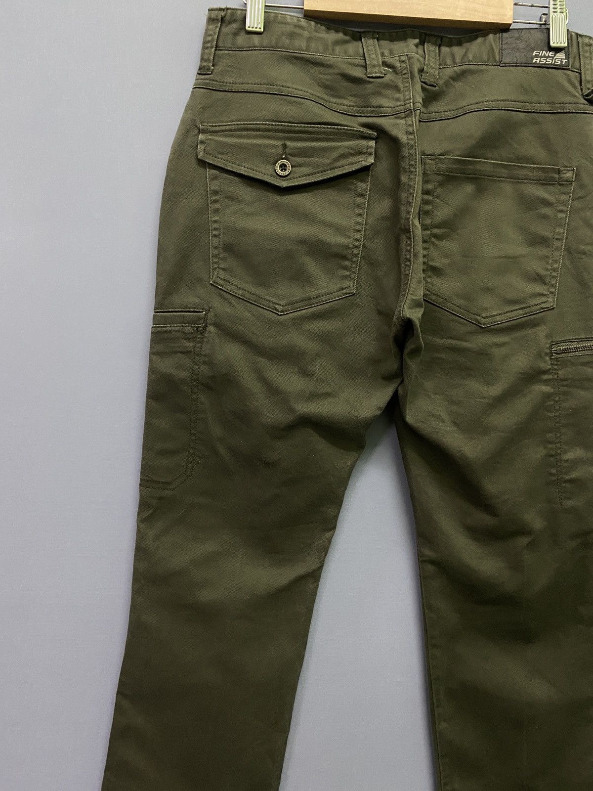 Japanese Brand Cargo Japan FINE ASSIST Multi Pocket Pants Size US 29 - 11 Thumbnail