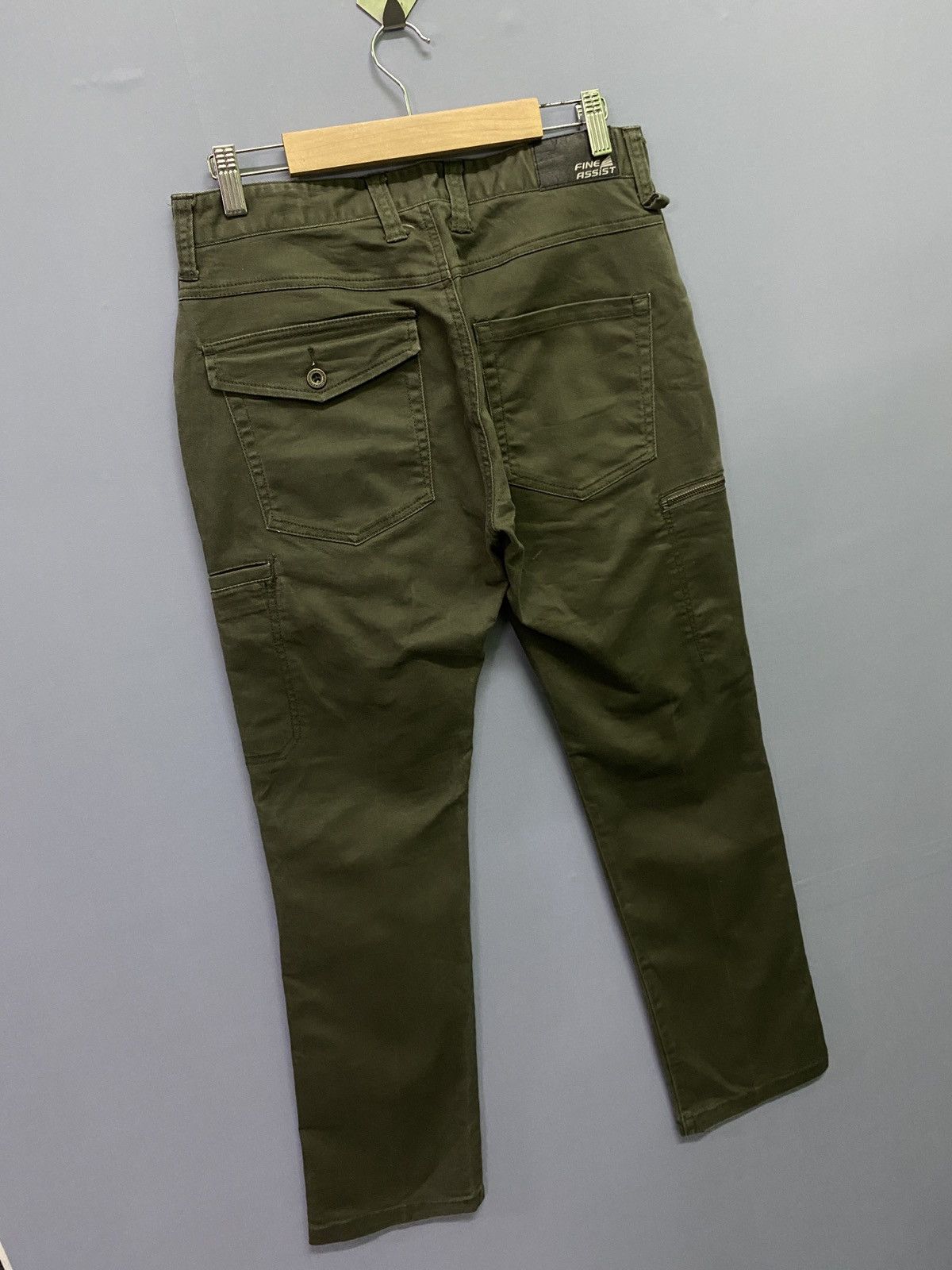 Japanese Brand Cargo Japan FINE ASSIST Multi Pocket Pants Size US 29 - 16 Thumbnail